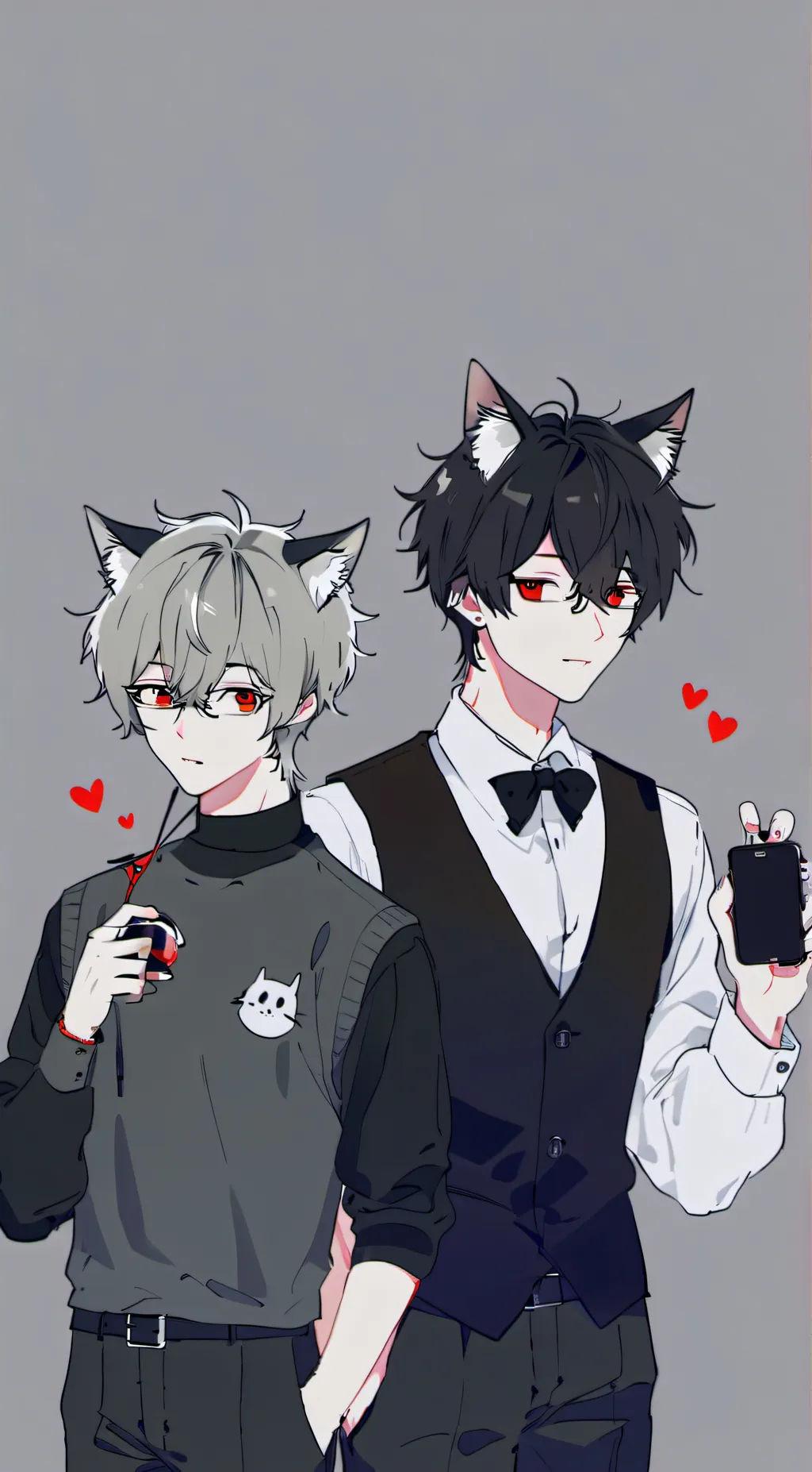 ai character: Noah and Asher background