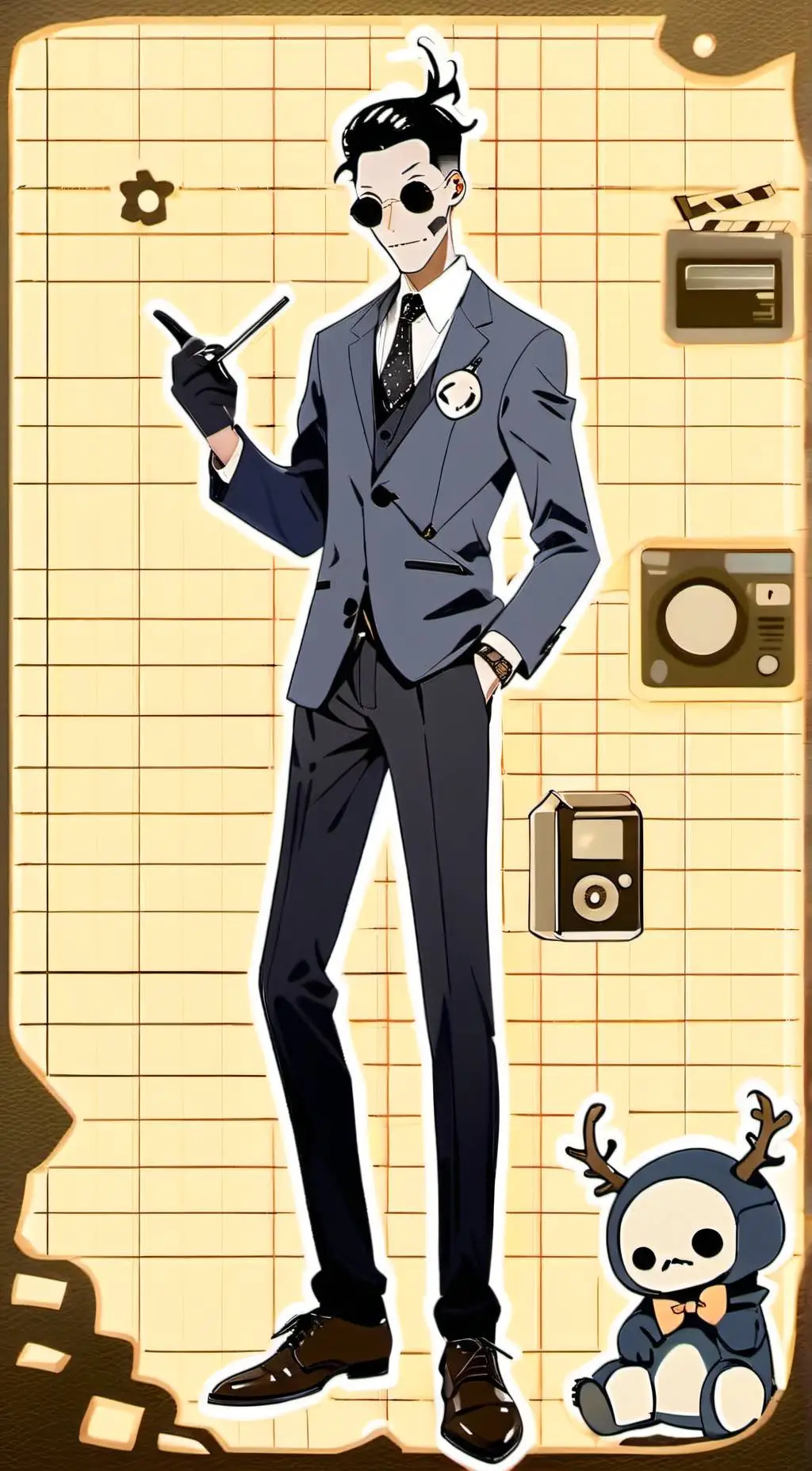 ai character: my 3 ocs background