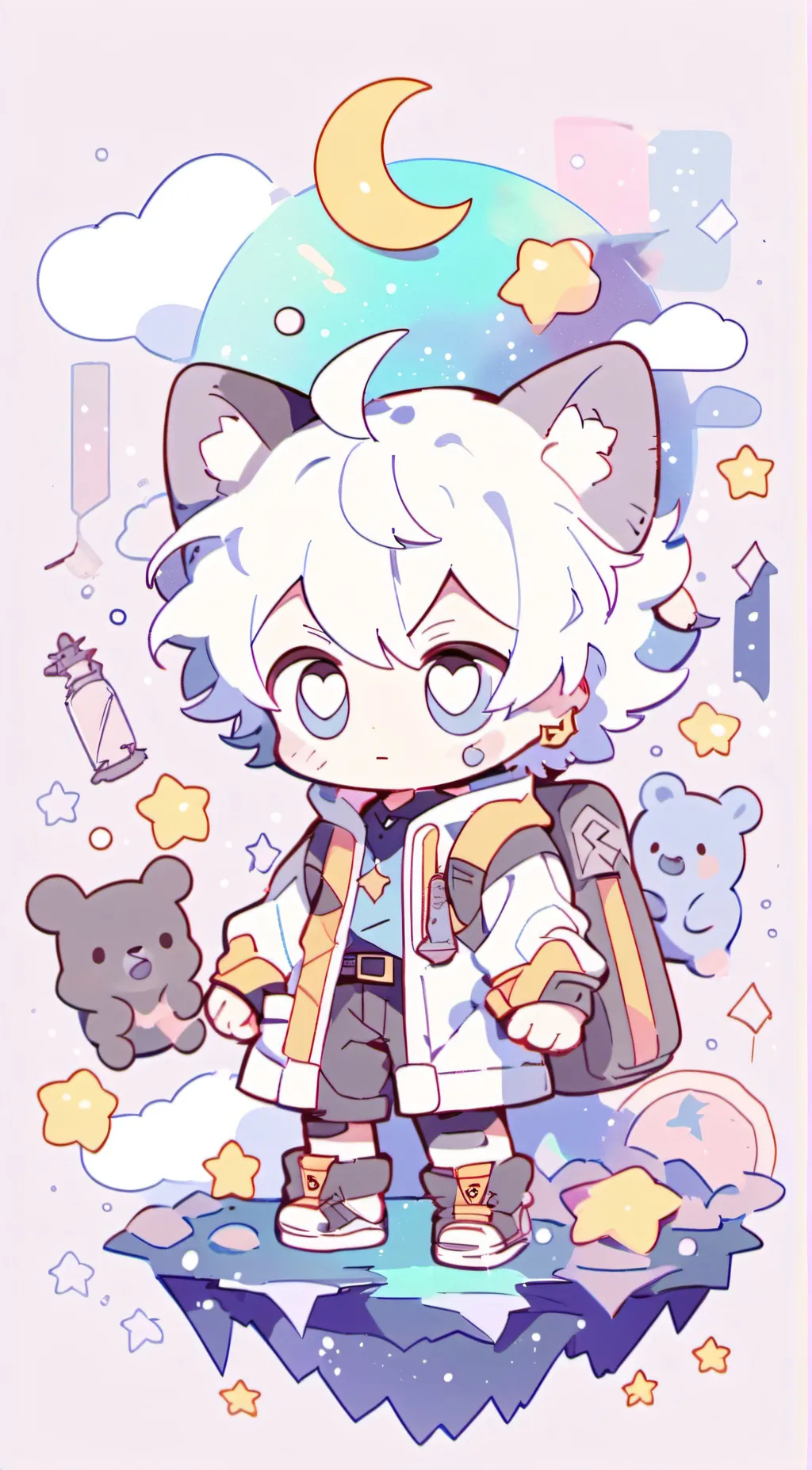 ai character: Boreas  background