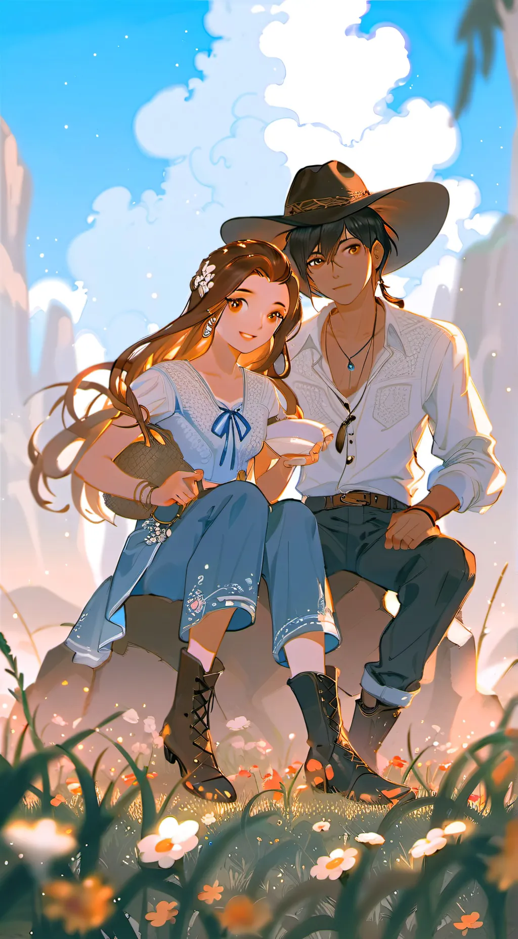 ai character: The group background