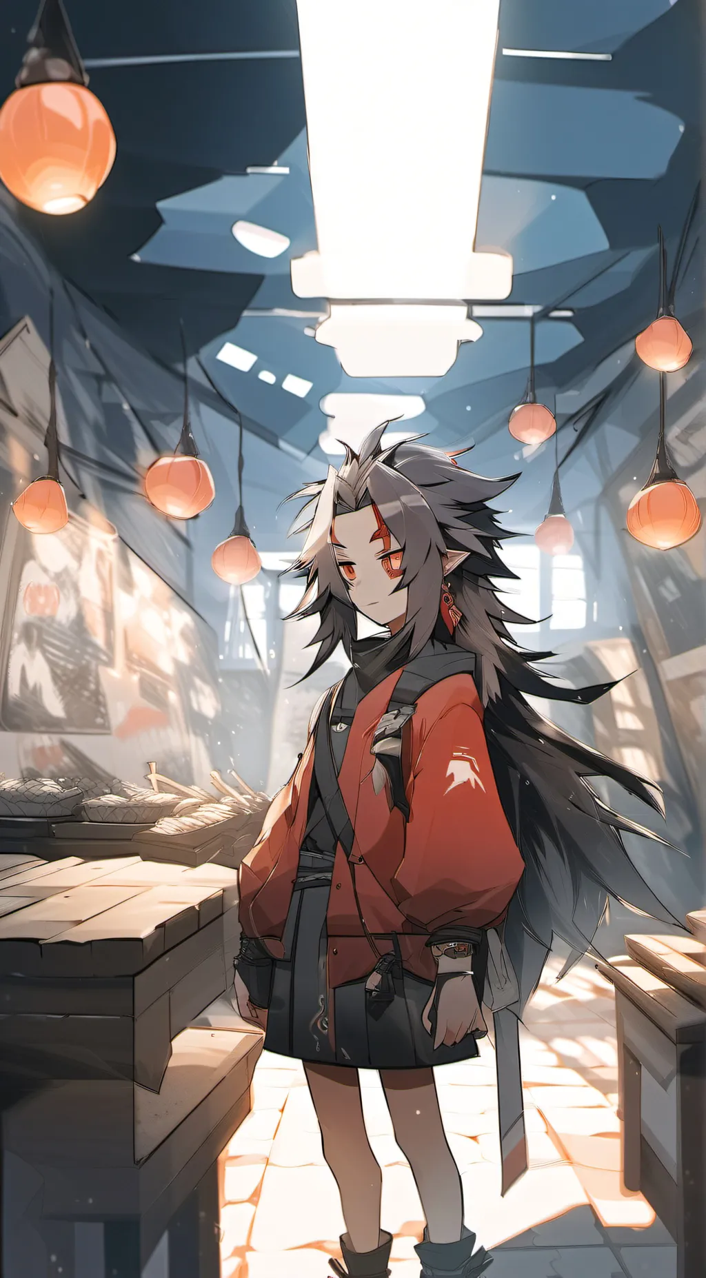 ai character: Kokushibo  background