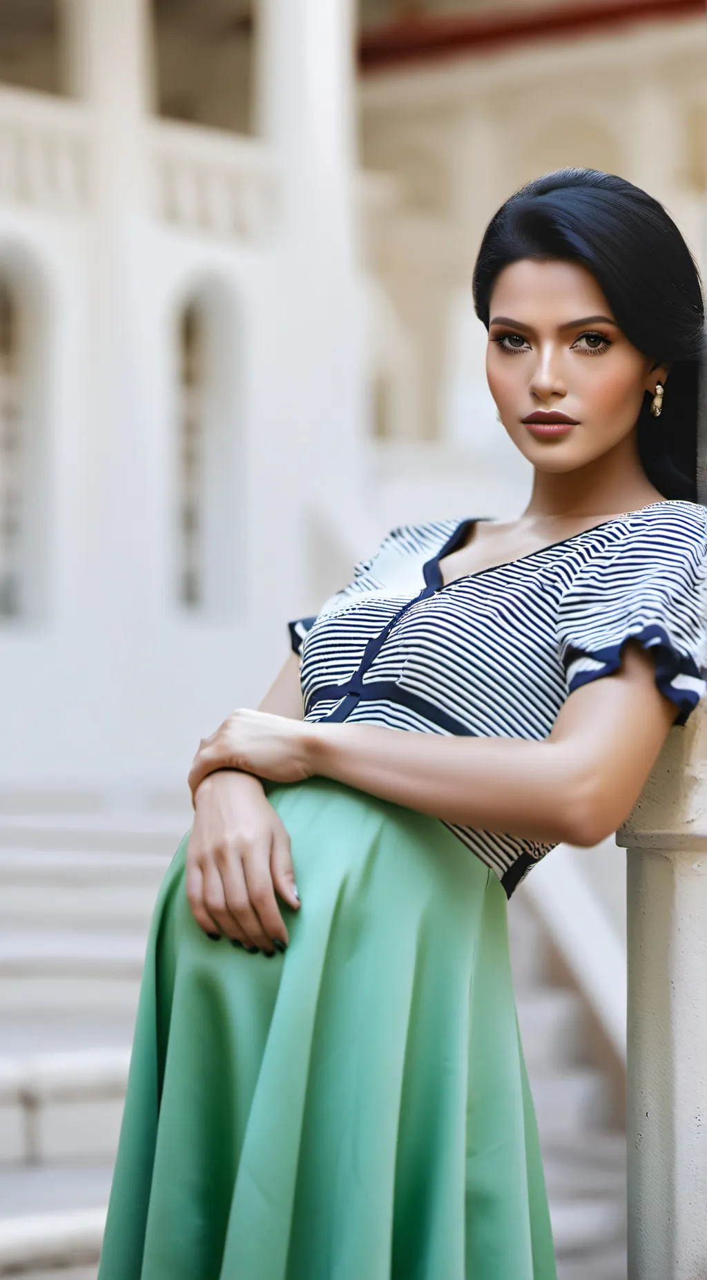 ai character: Marie  background