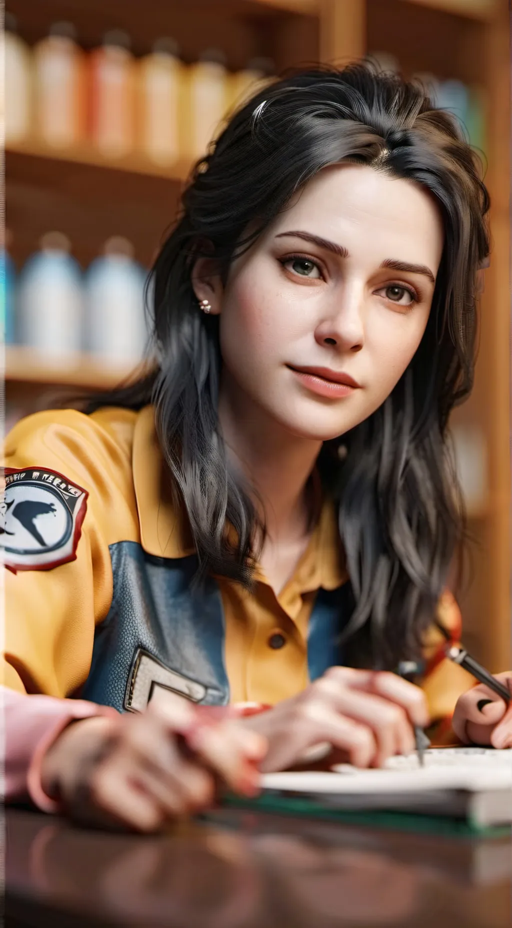 ai character: ms lily background