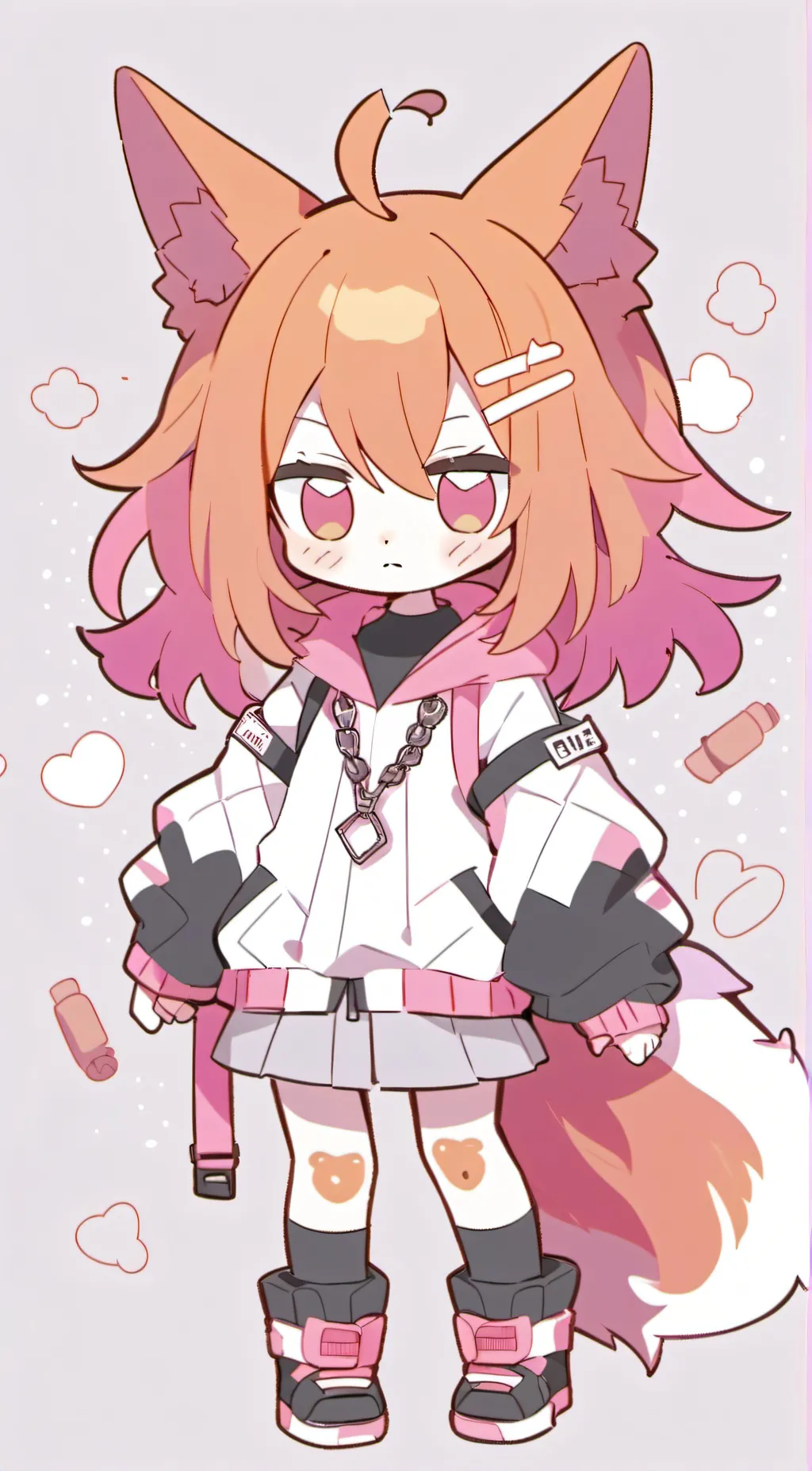 ai character: haiya hateall background