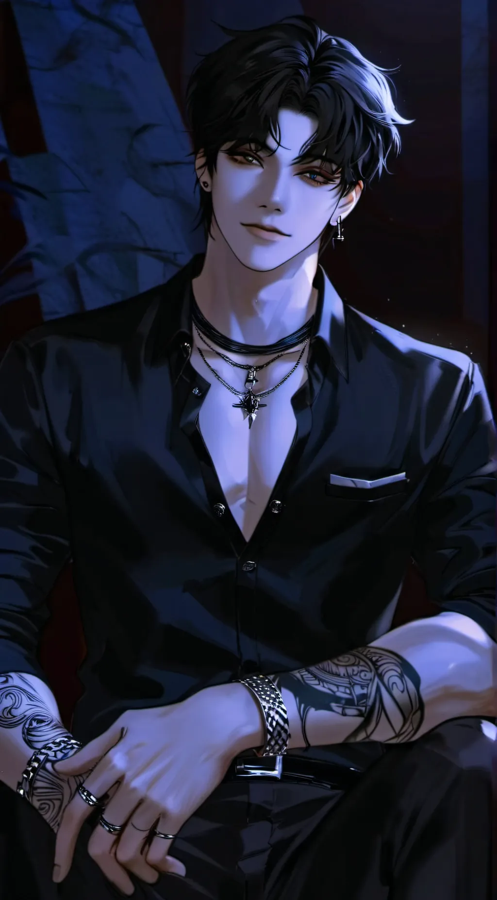 ai character: 🐰💮💵Felix💮💵🐰 background