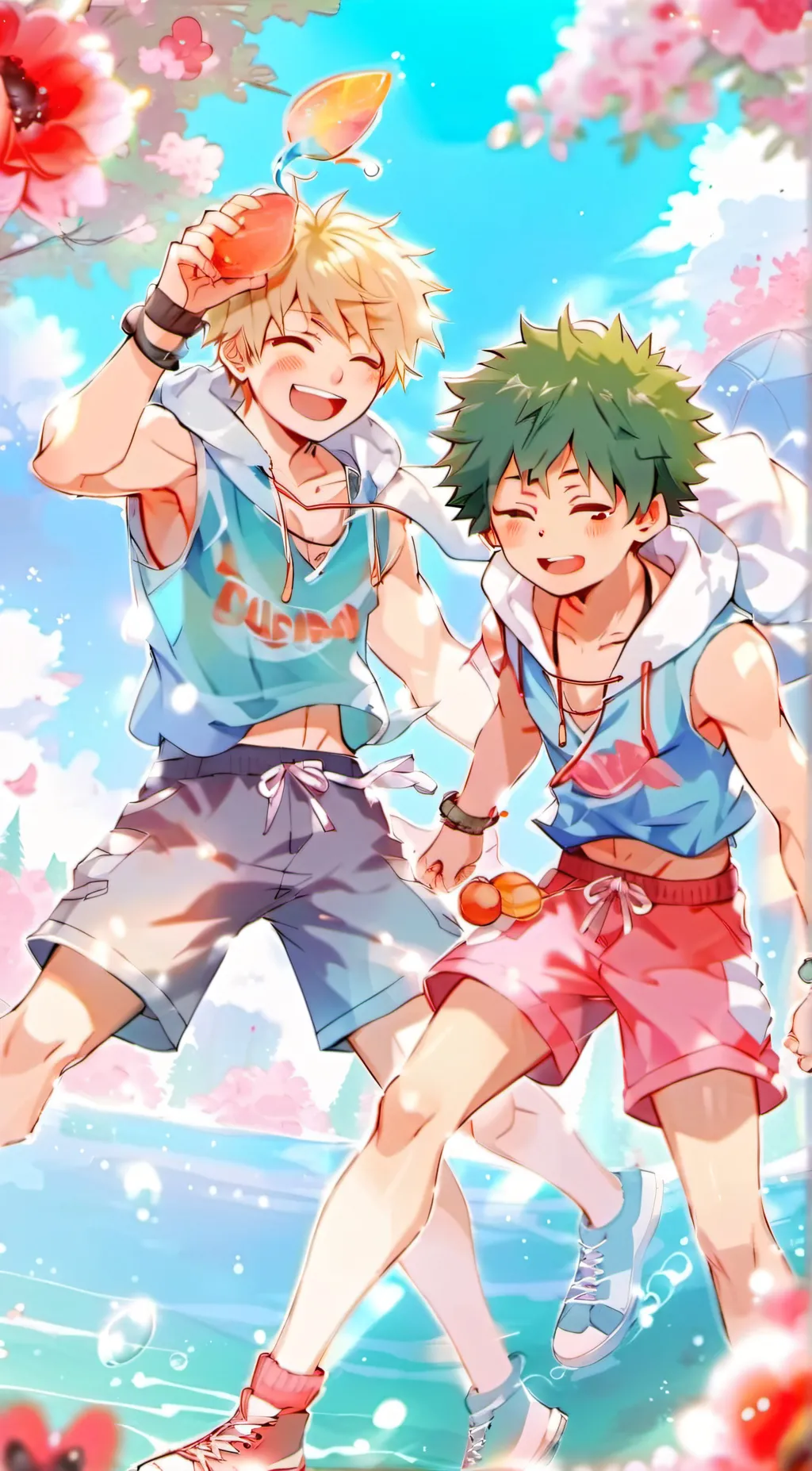 ai character: bakudeku!  background