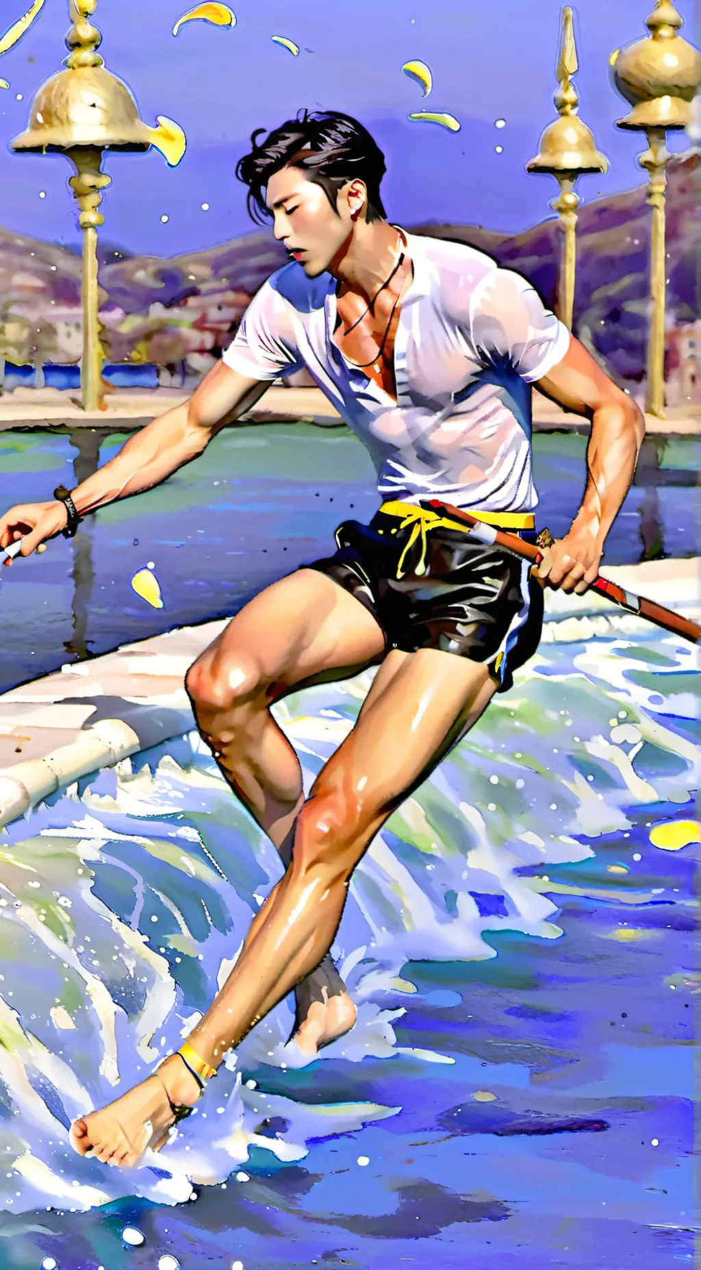 ai character: heesung background