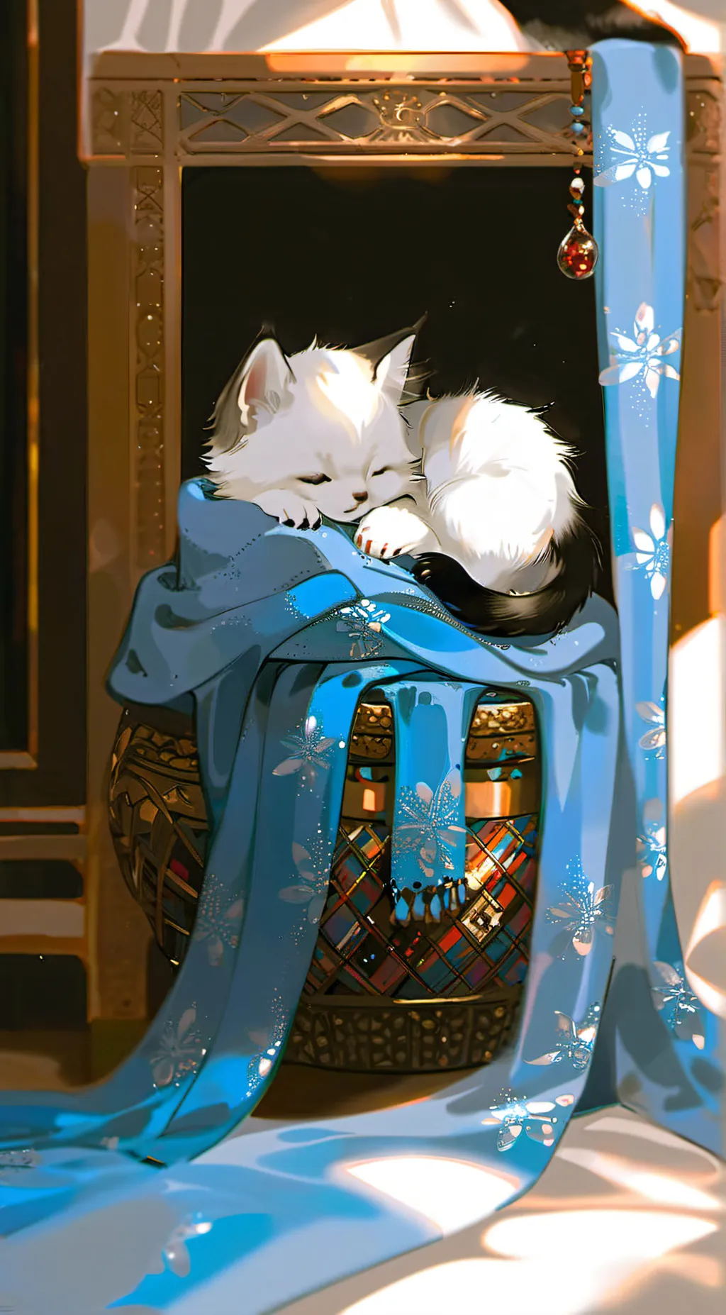 ai character: wobbly background