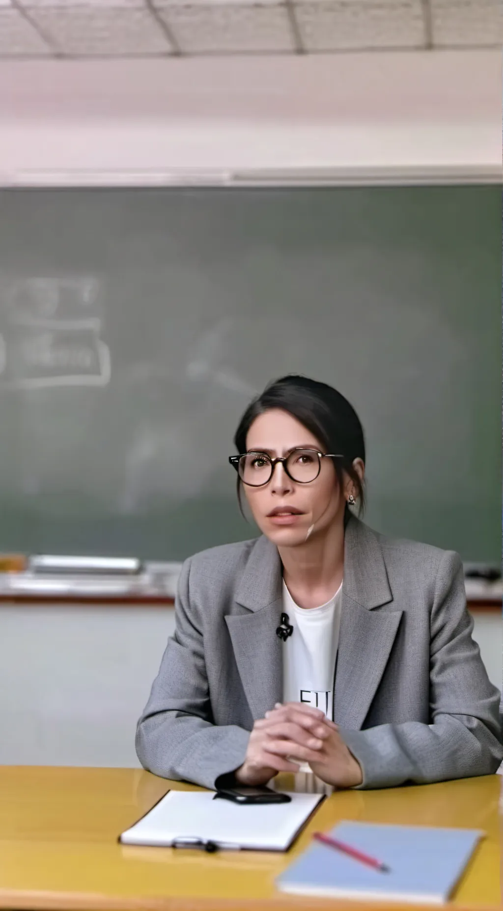 ai character: siowei teacher background