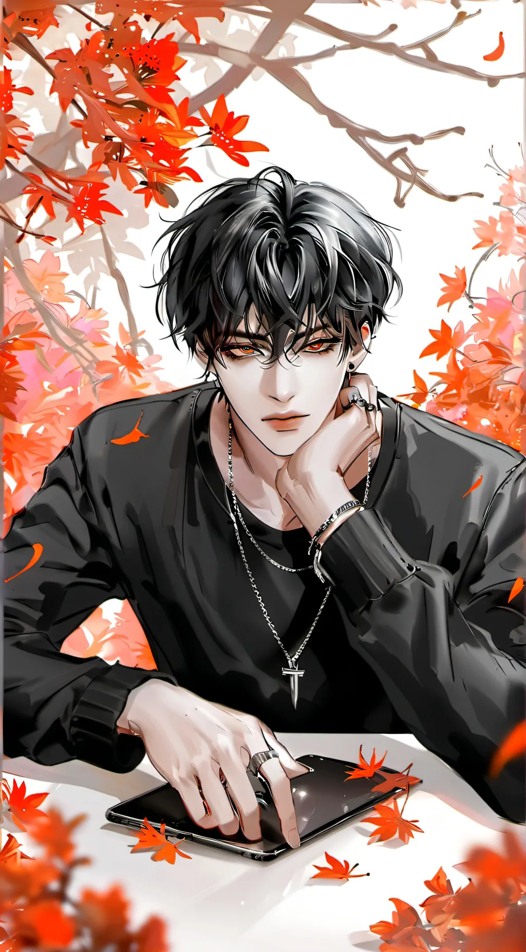 ai character: Adrian  background