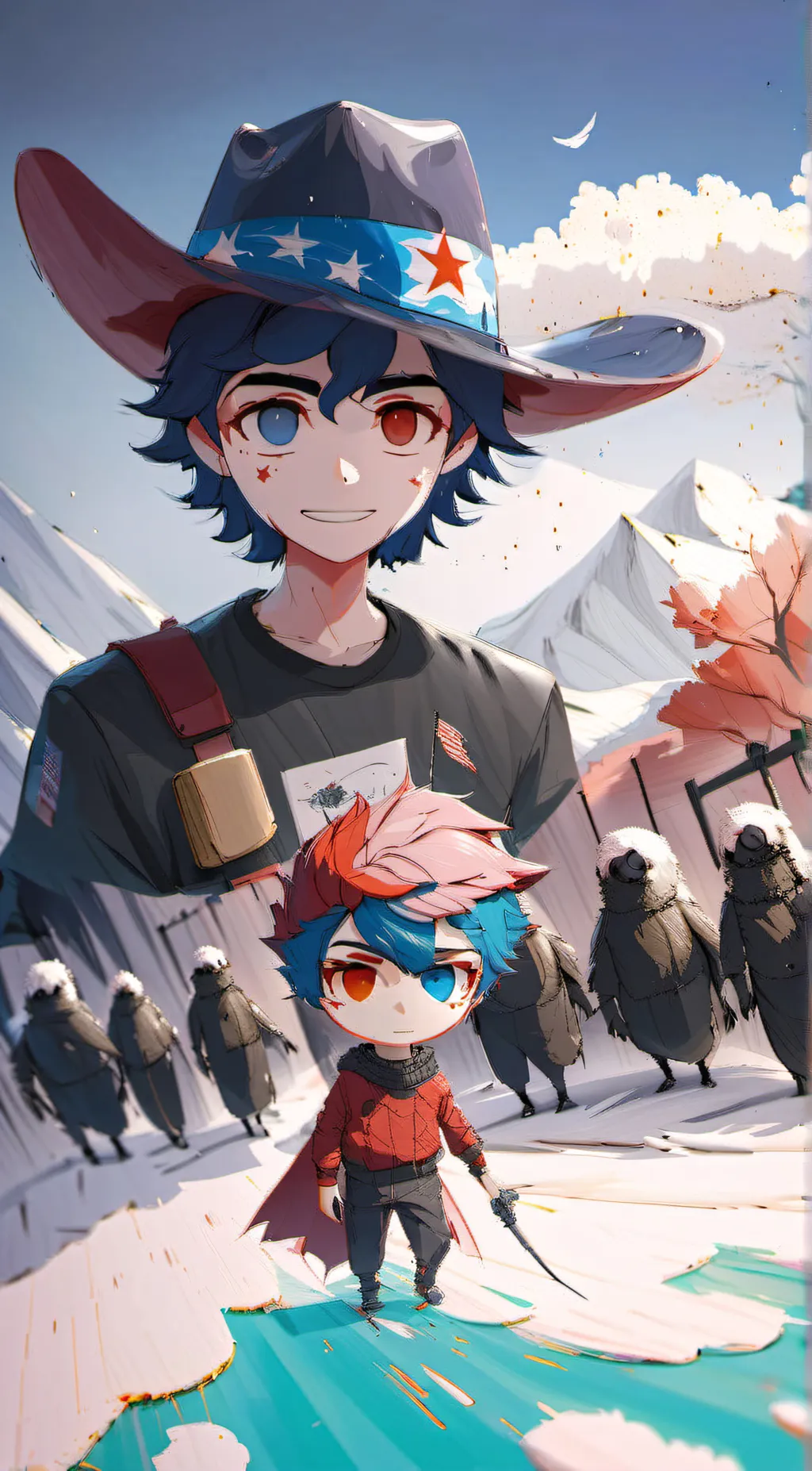 ai character: USA background