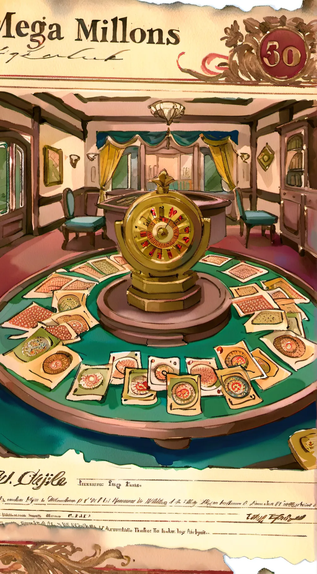 ai character: mega millions background