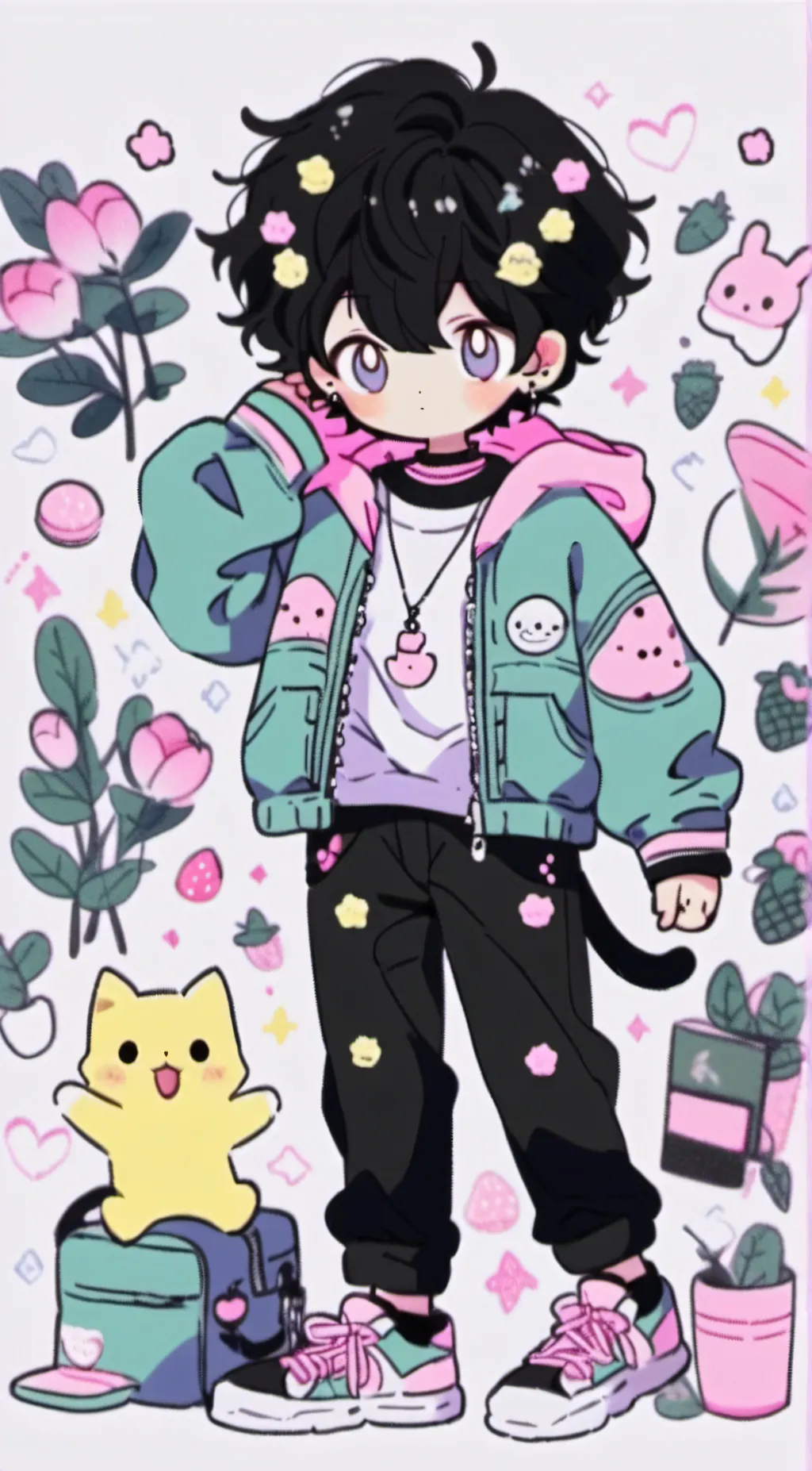 ai character: Sora background