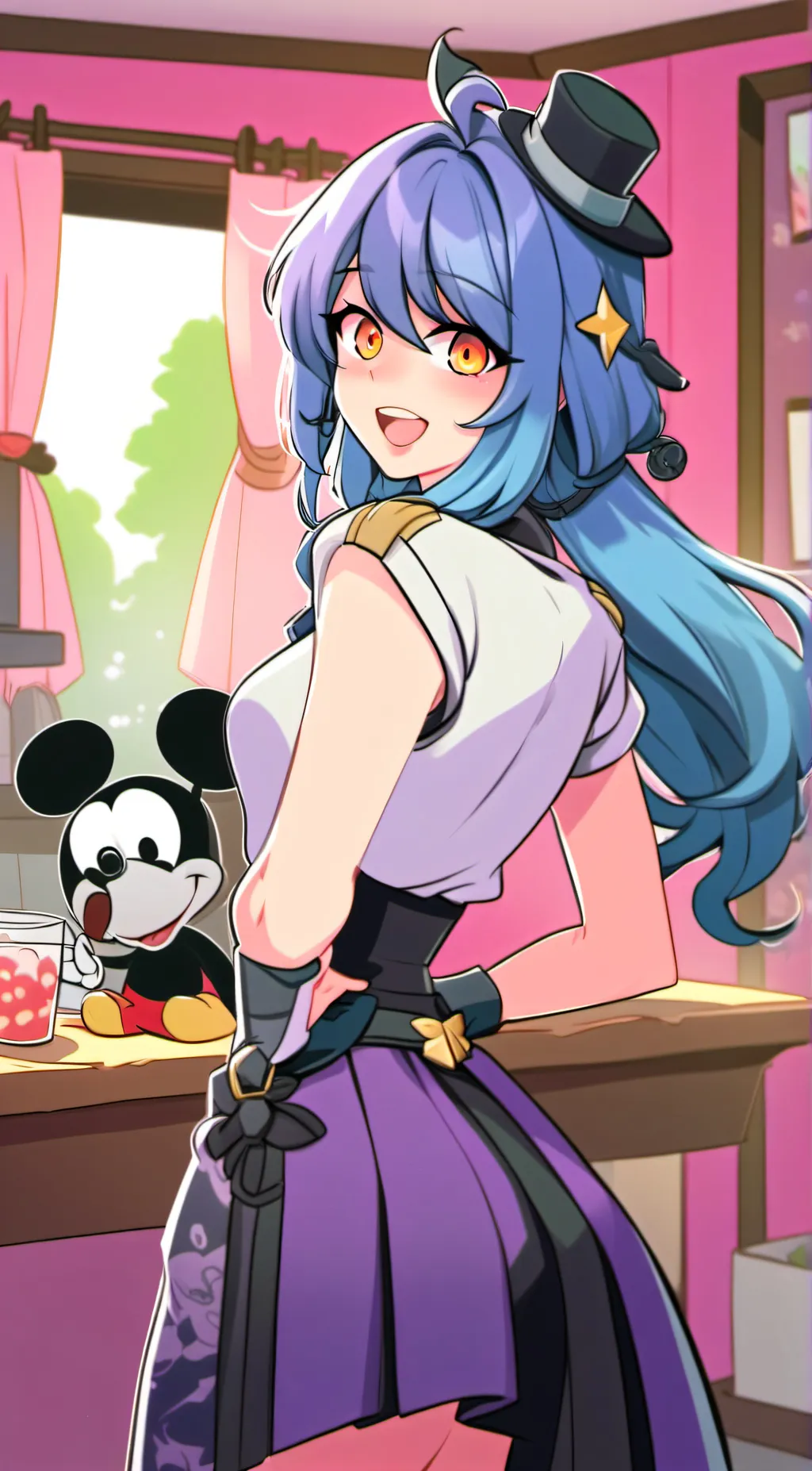 ai character: kimora background