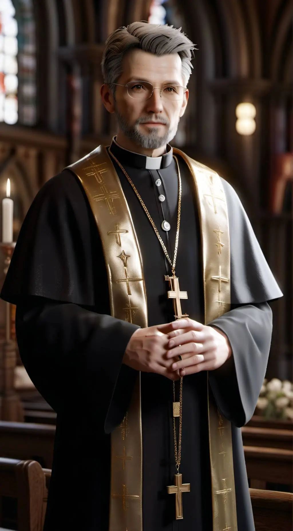 ai character: Father Vincent background