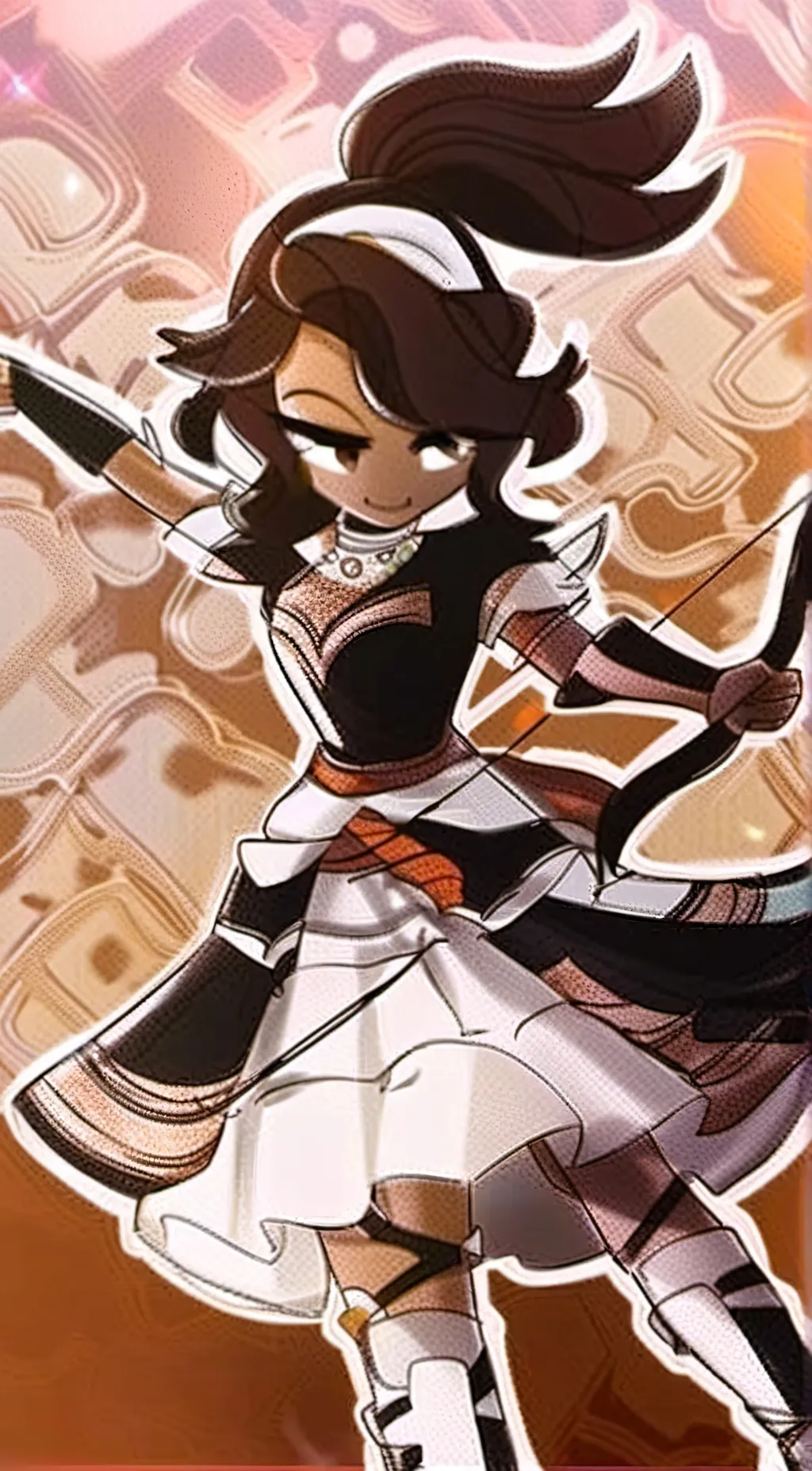 ai character: carmel arrow cooki background