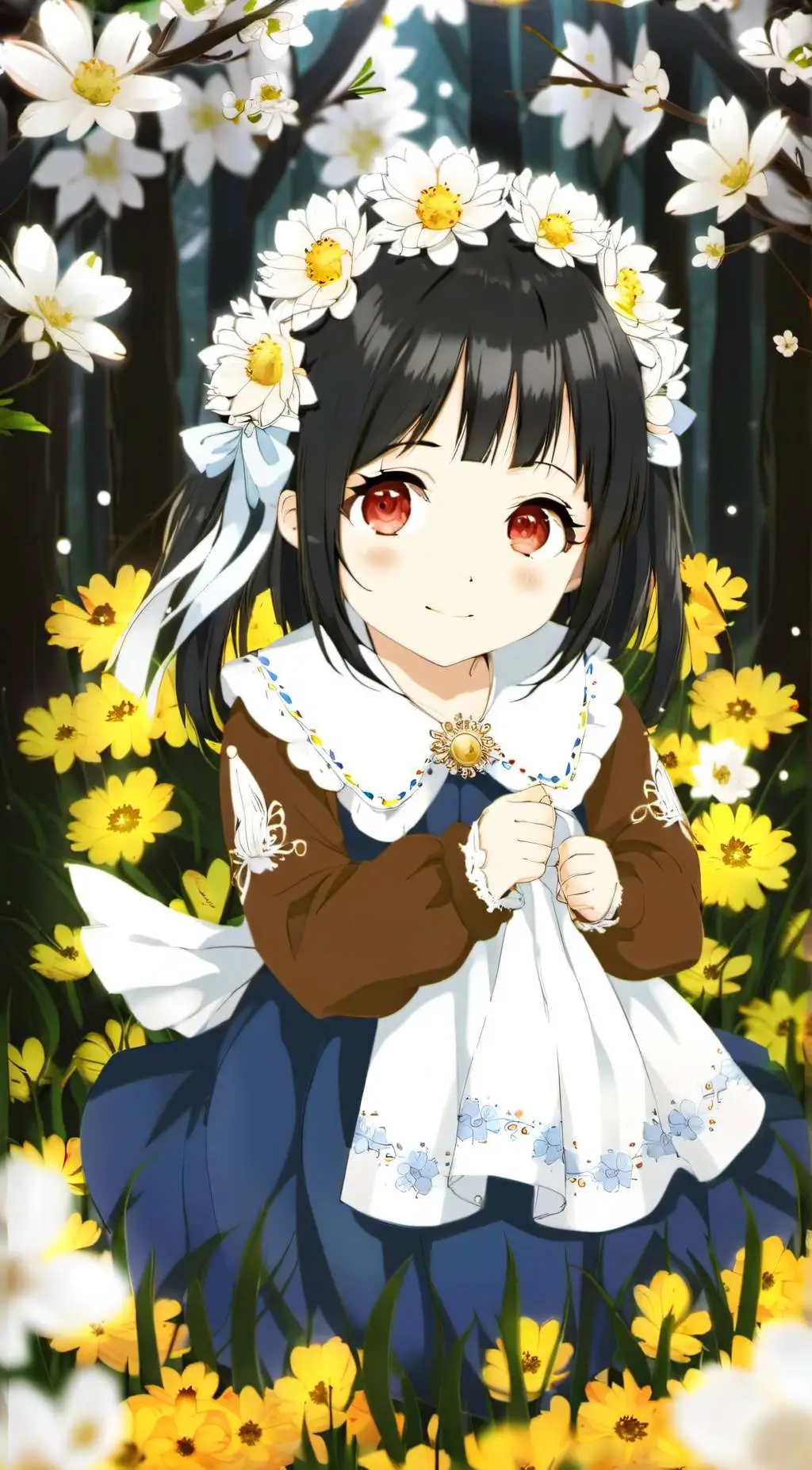 ai character: daughter  background