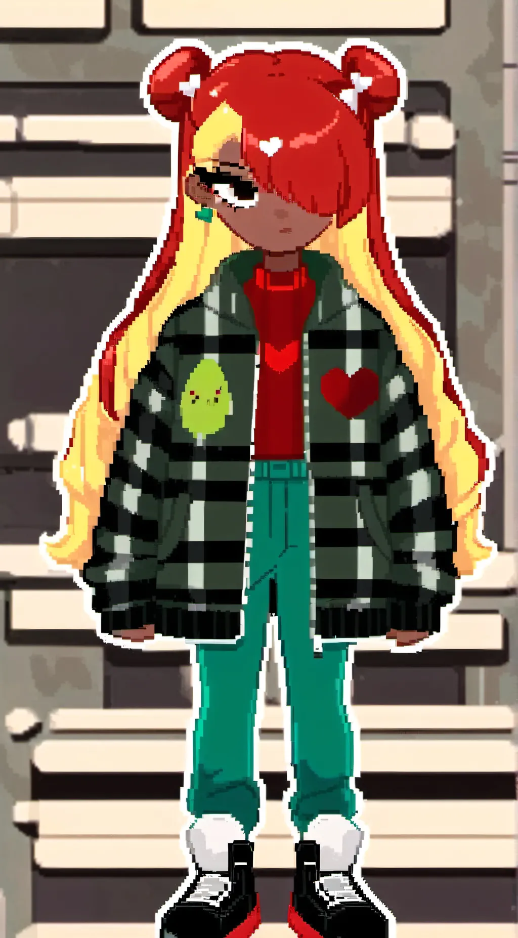 ai character: Nerdy Rosie  background