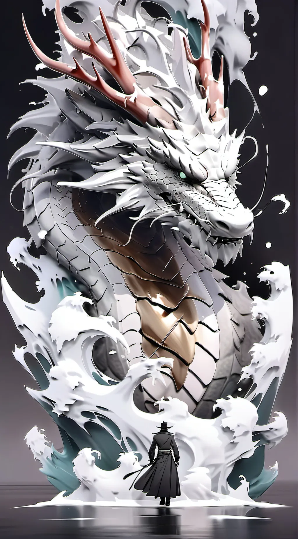 ai character: god of the sea background