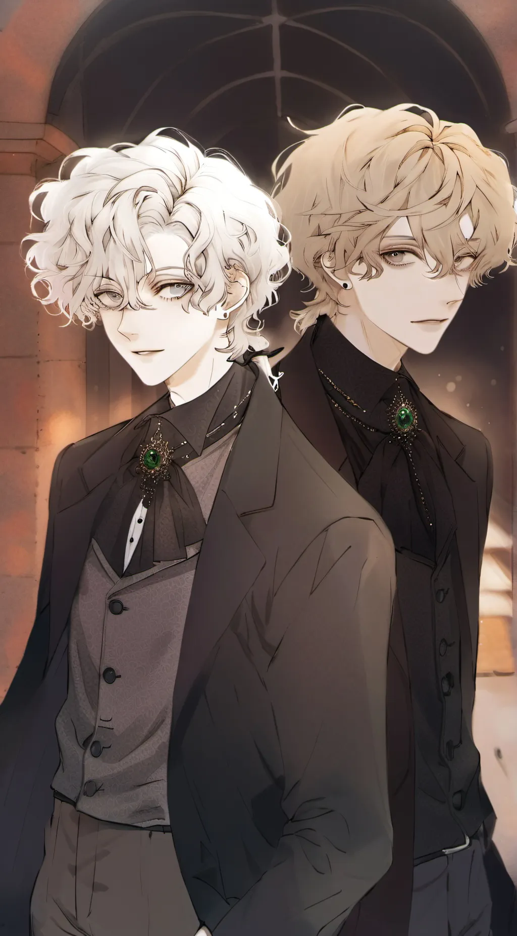 ai character: Arthur & Vincent  background