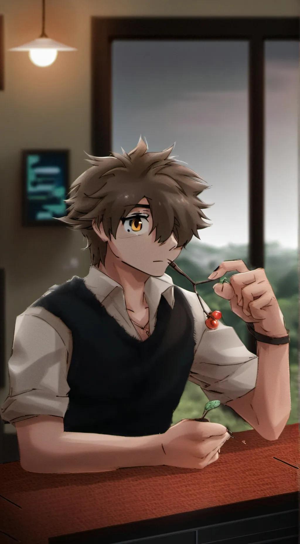 ai character: Lucas background