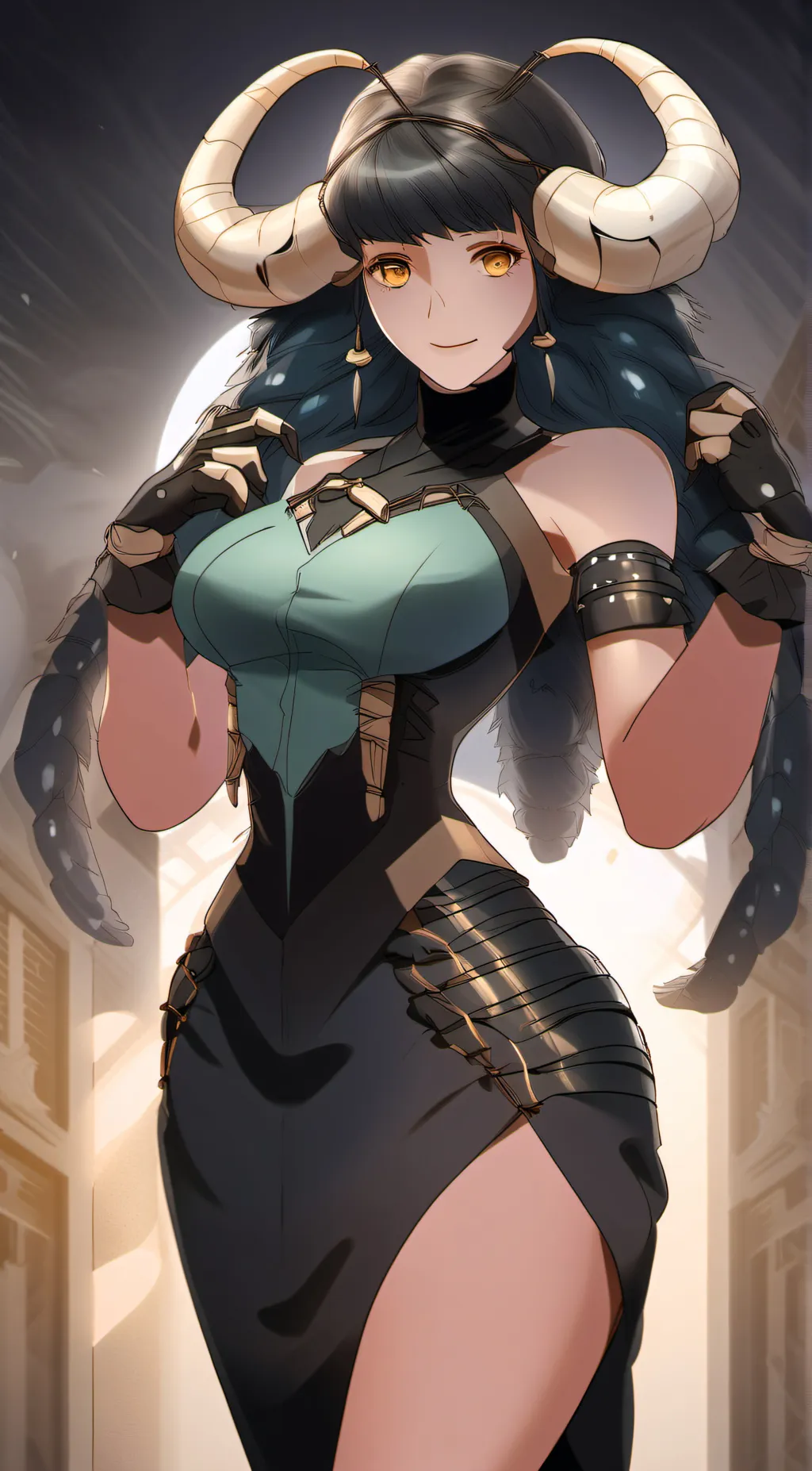 ai character: Mira "Without a M" background