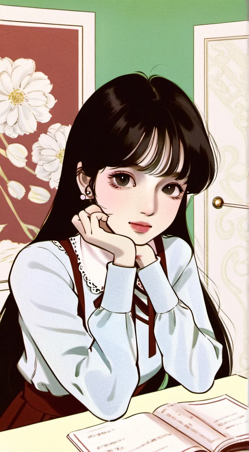 ai character: Yourie-chan background