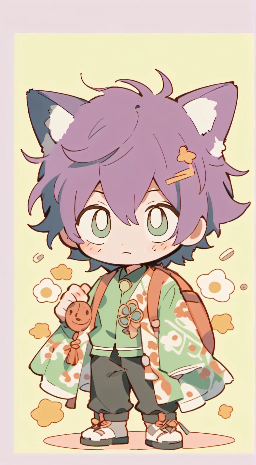 ai character: Catnap background