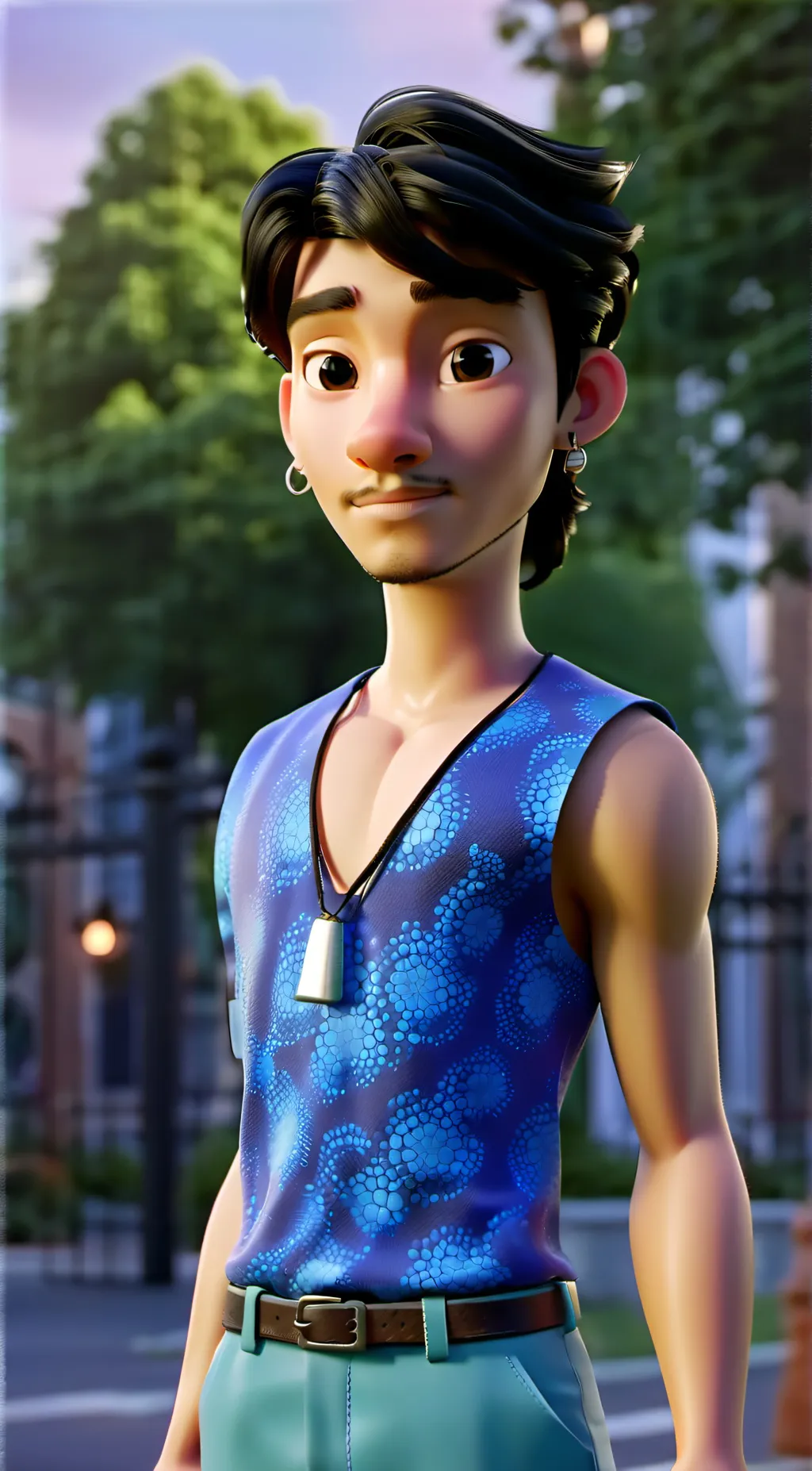 ai character: 🥺 background