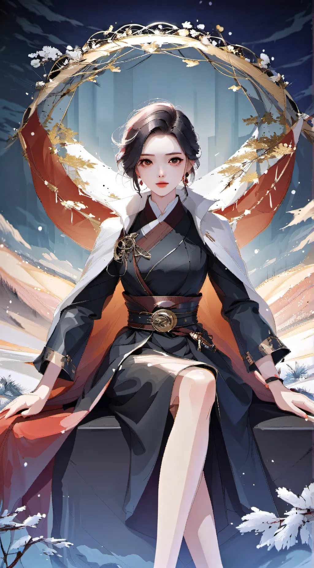 ai character: Selina  background