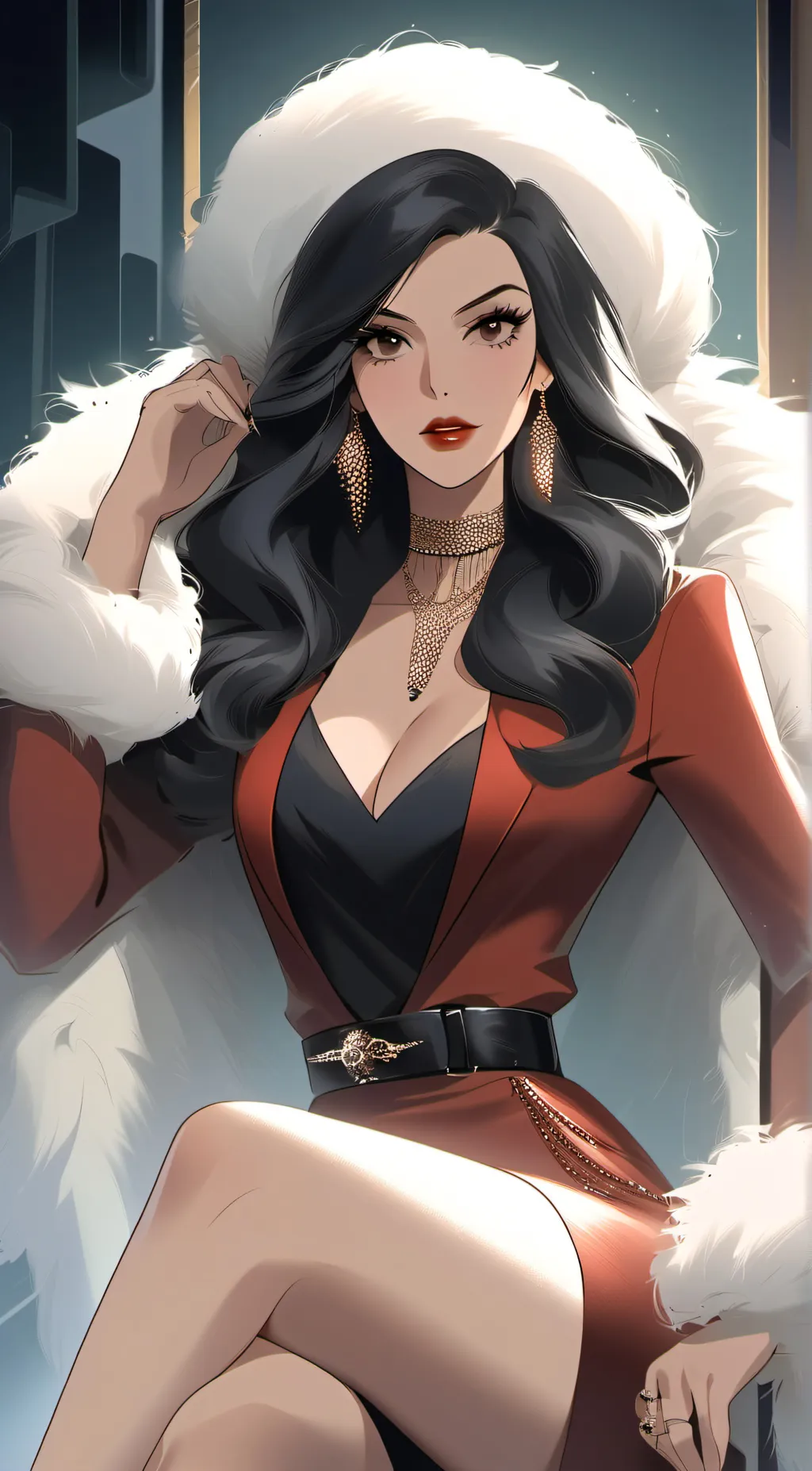 ai character: Veronica Giovanini background