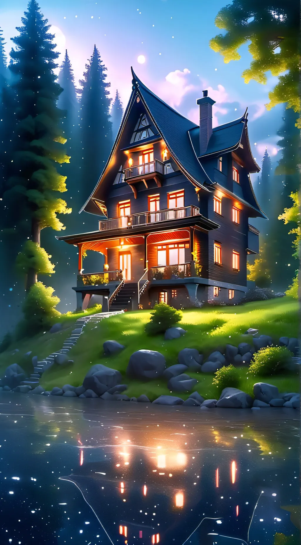 ai character: Took everlasting background