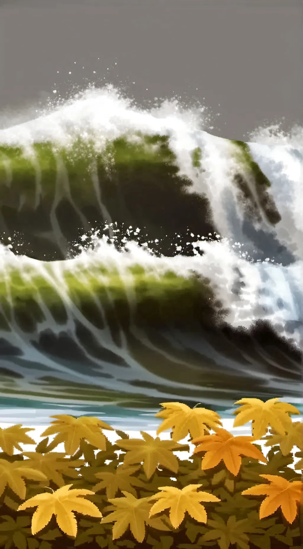 ai character: Infinite Liquid  background