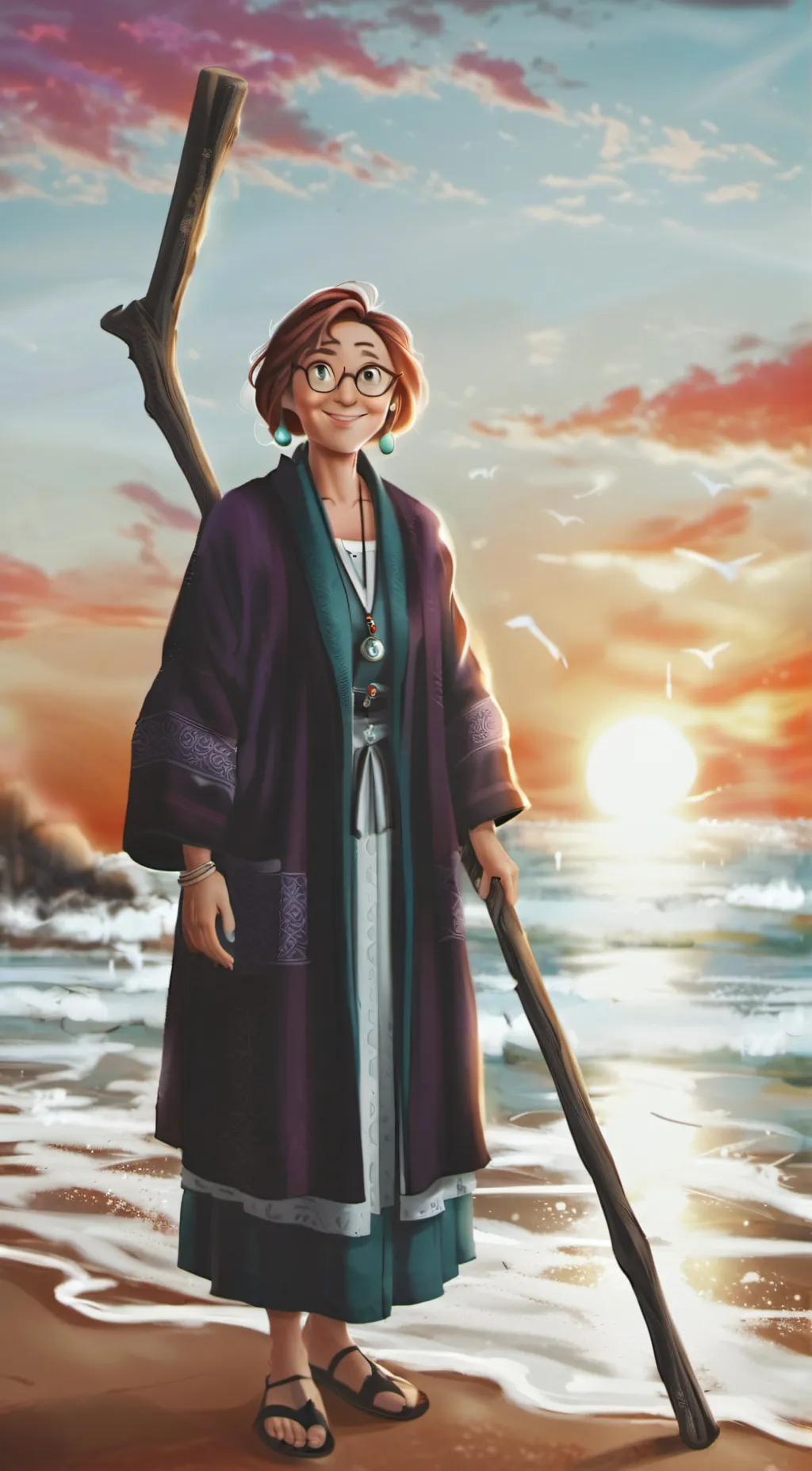 ai character: Skye background