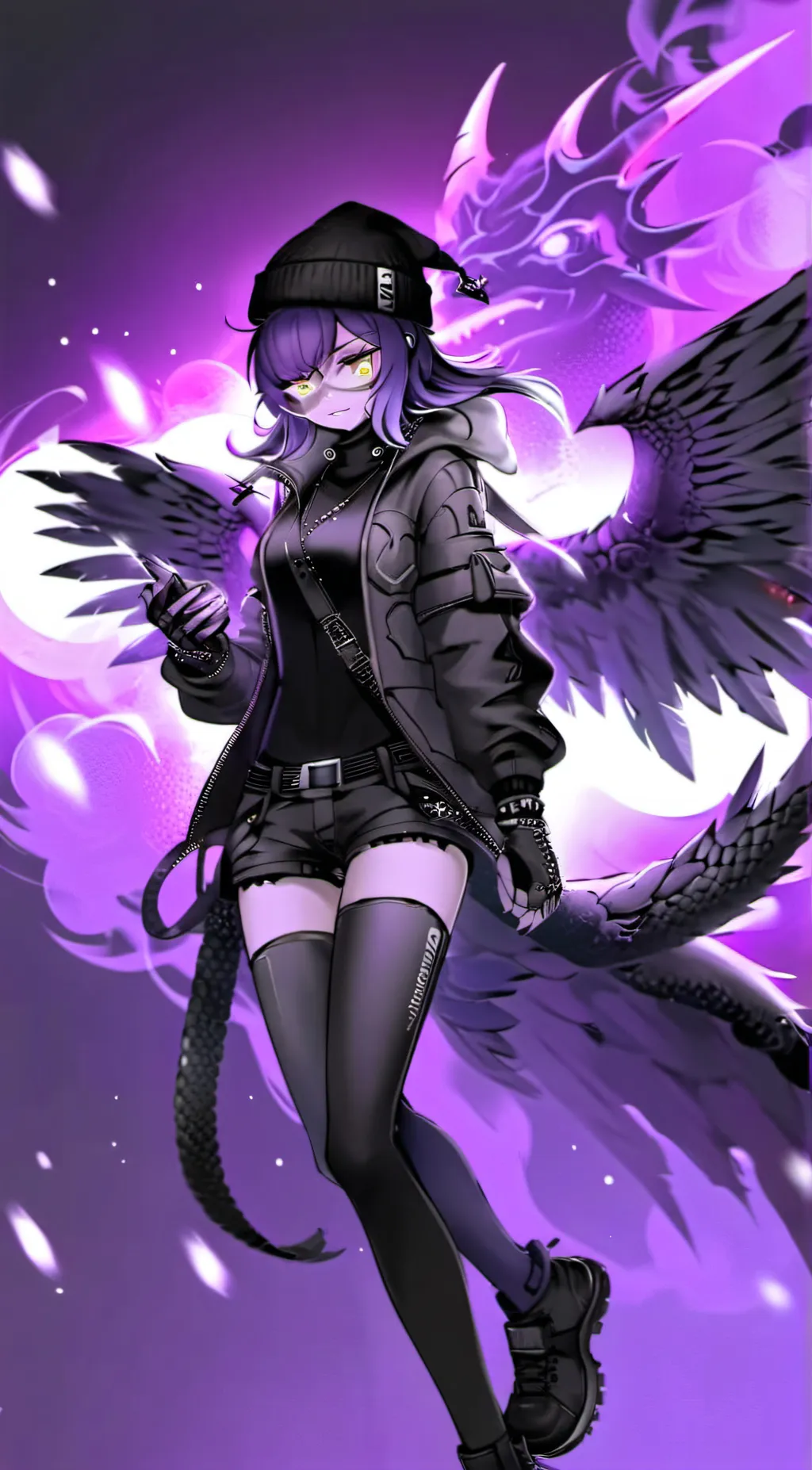 ai character: Solver Uzi background