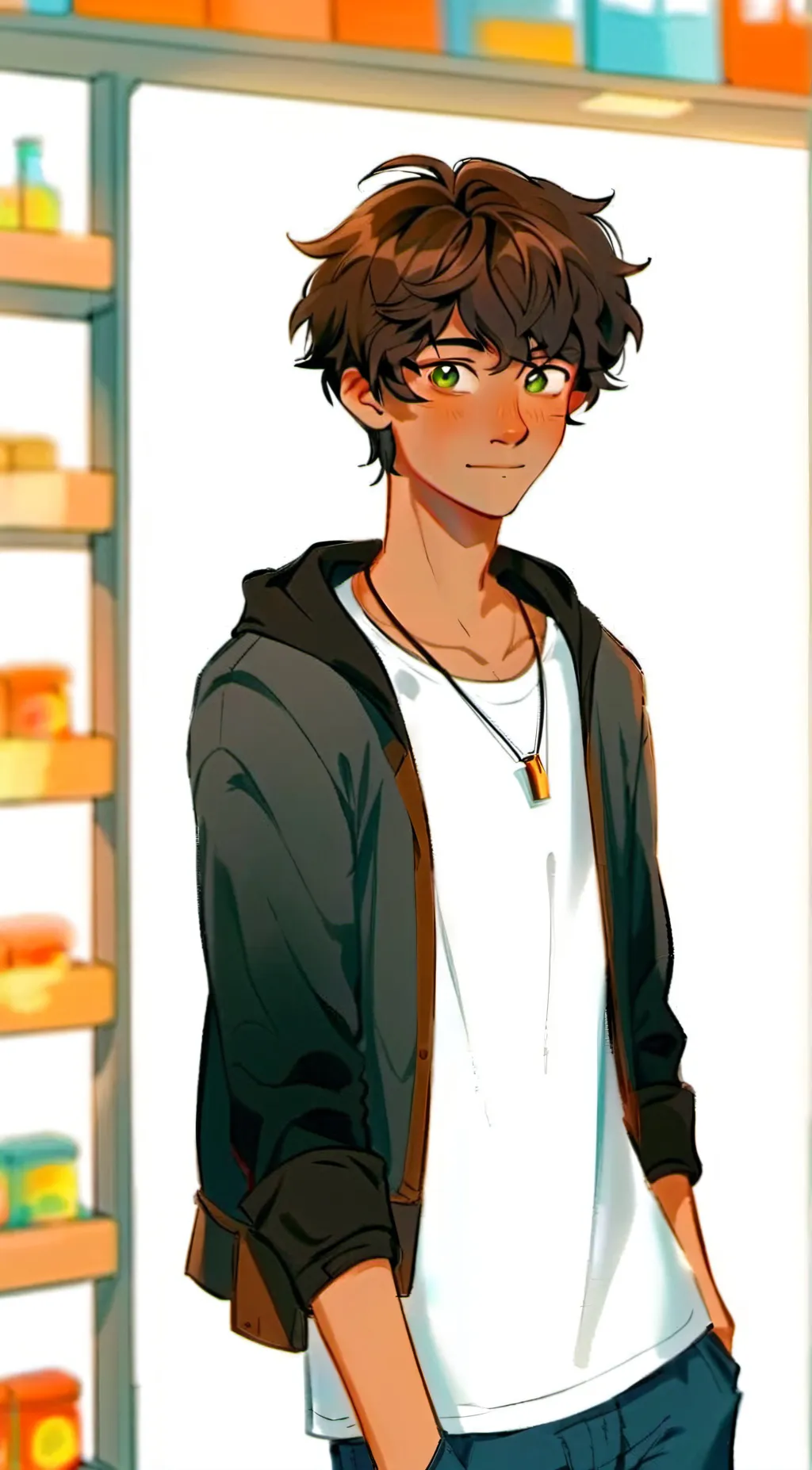 ai character: Percy Jackson  background