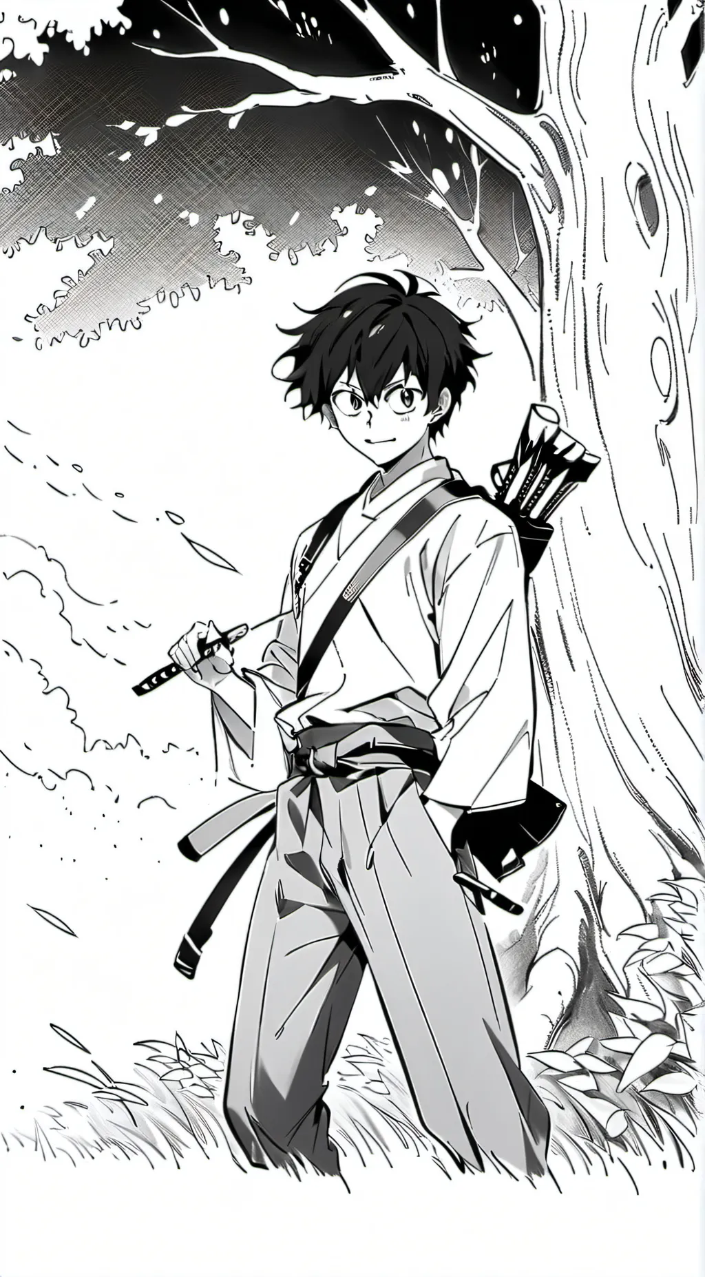 ai character: UA downfall background