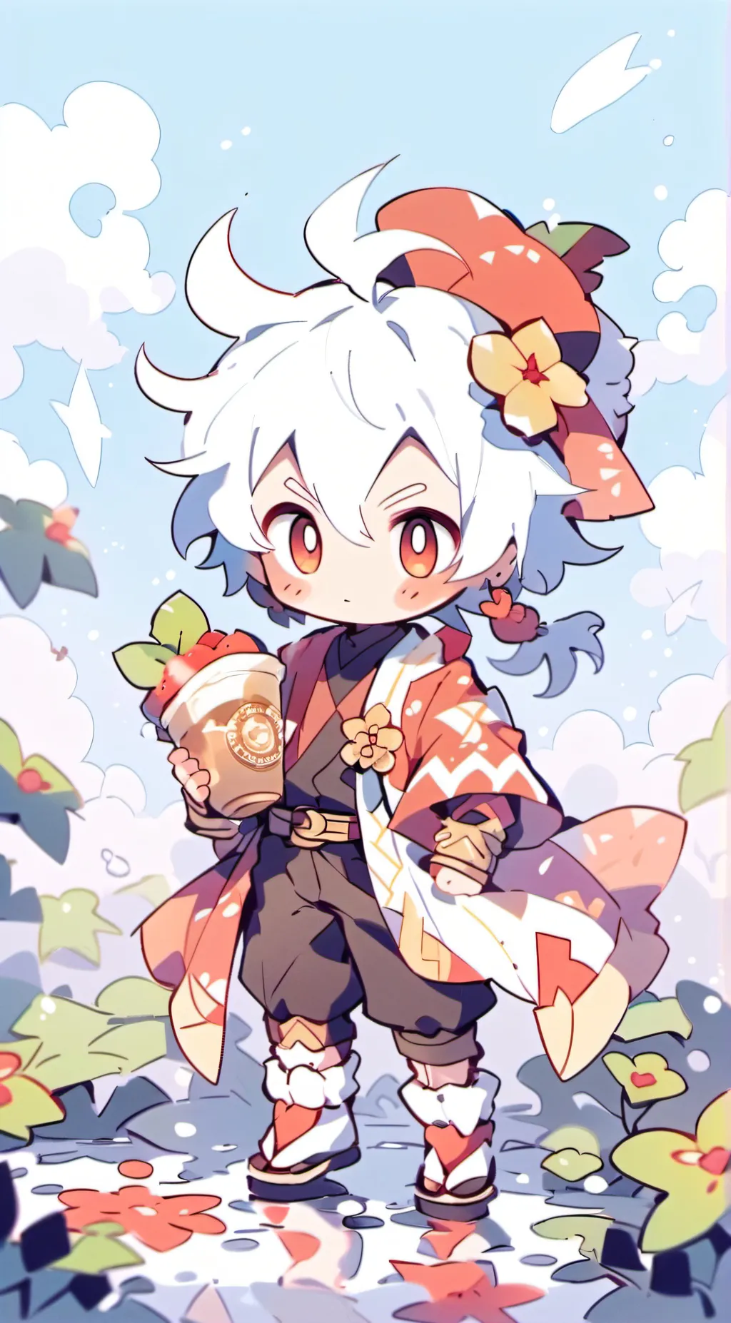 ai character: Muzan  background