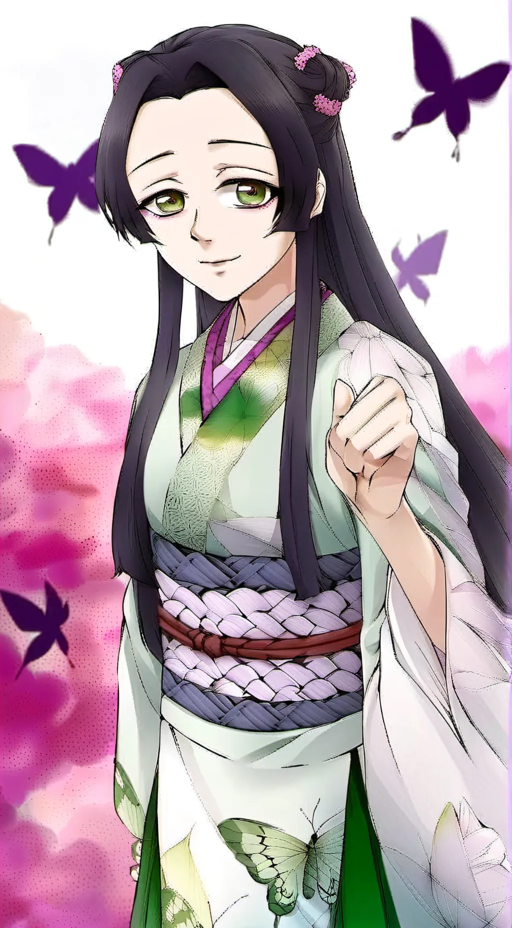 ai character: butterfly sisters  background