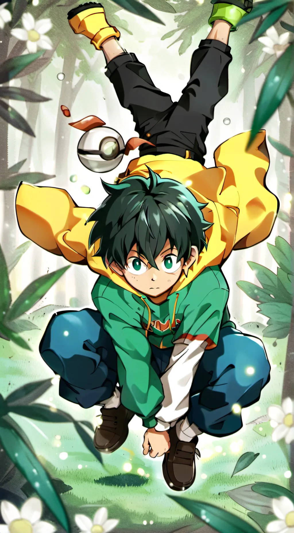 ai character: deku background