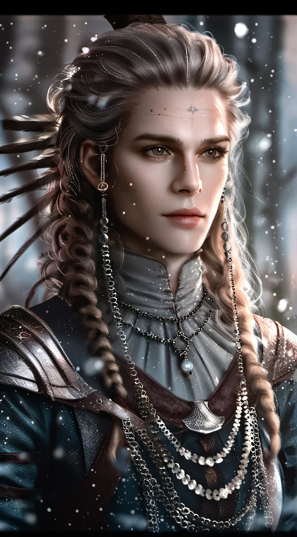 ai character: Angel white background