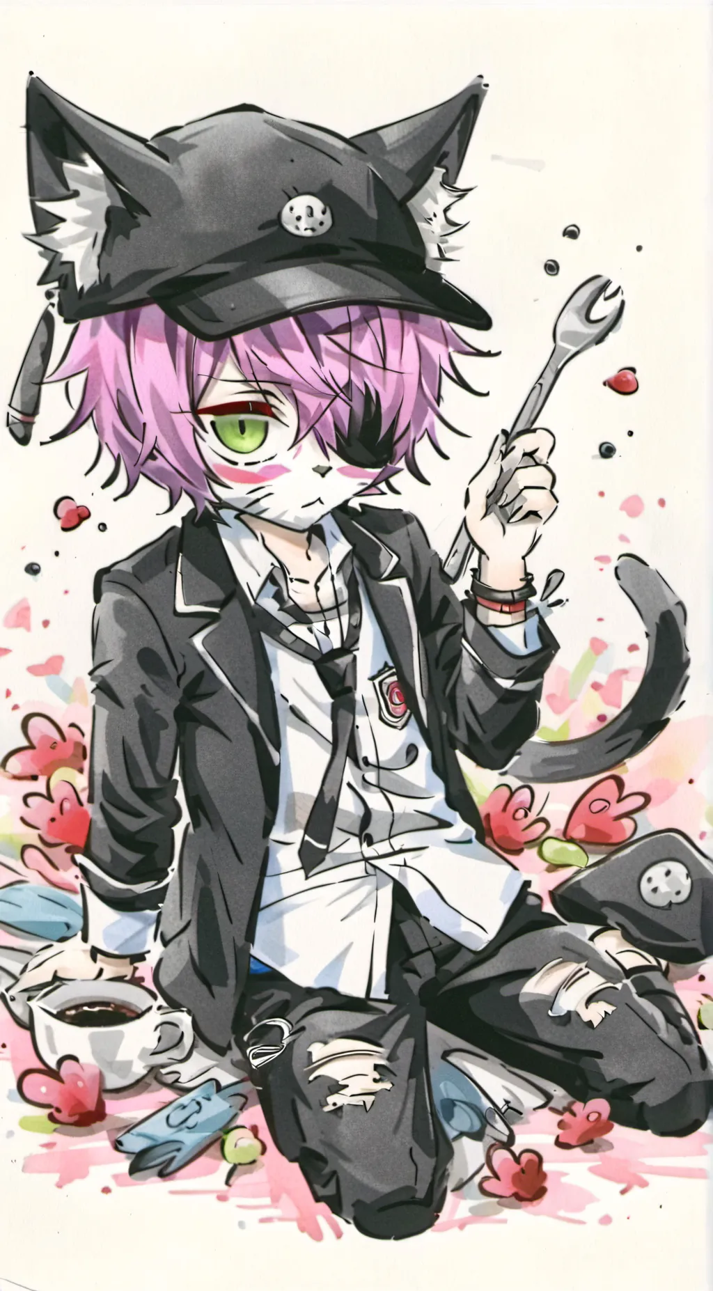 ai character: giyu  background