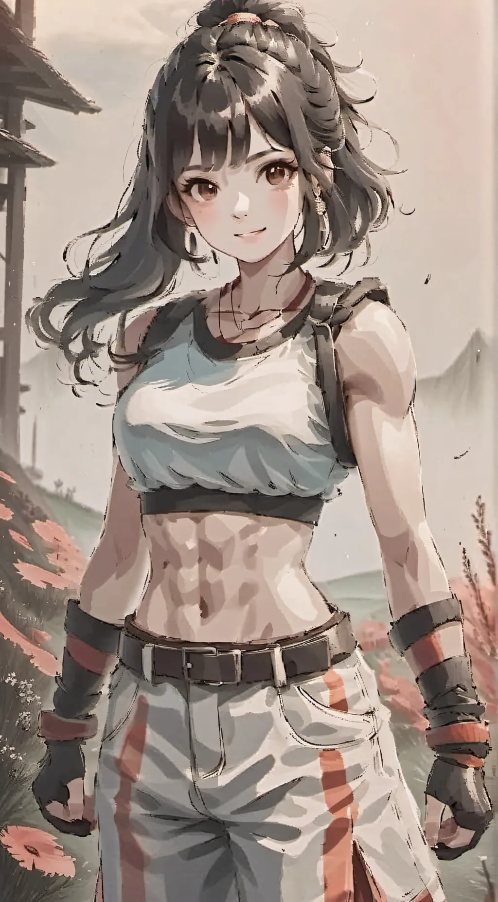 ai character: Dawn  background