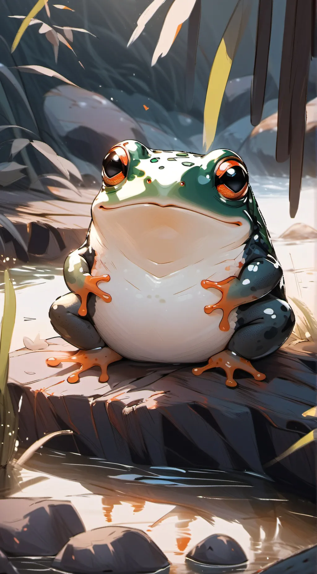 Talkie AI - Chat with Lil chubby frog