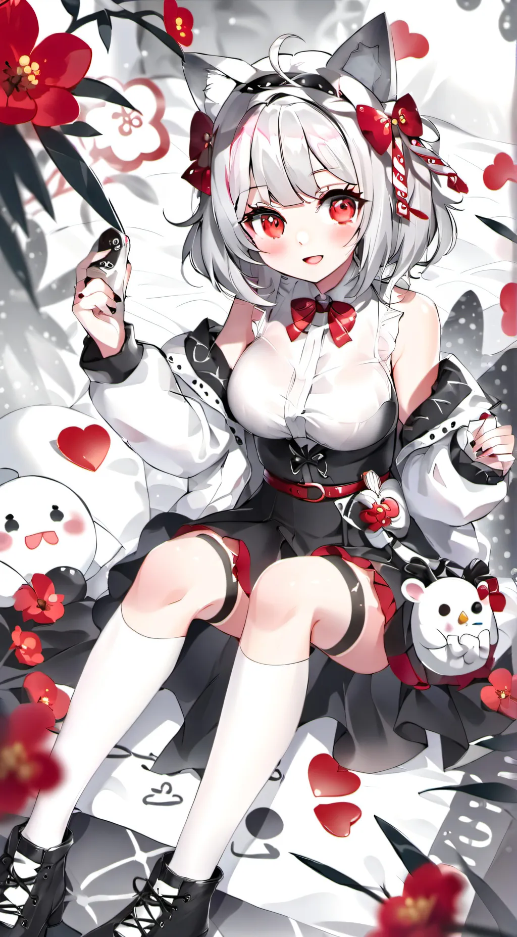 ai character: Rose background