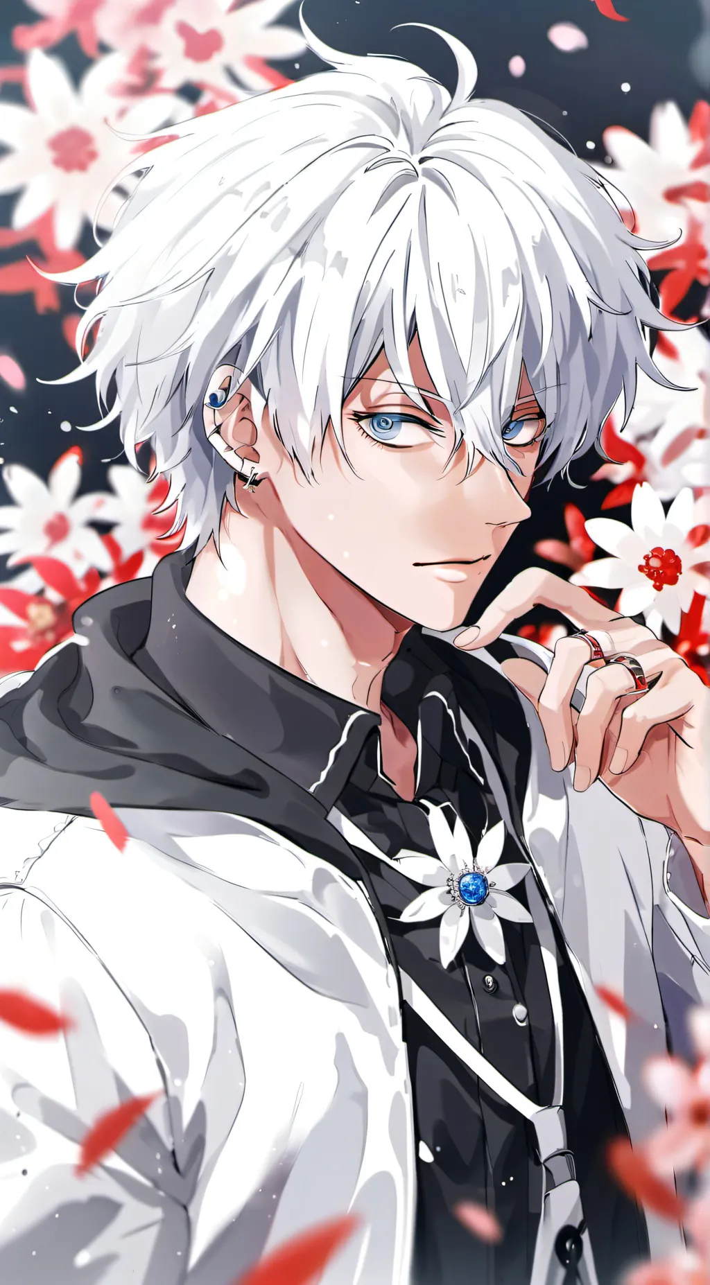 ai character: ✡︎☆gojo☆✯ background