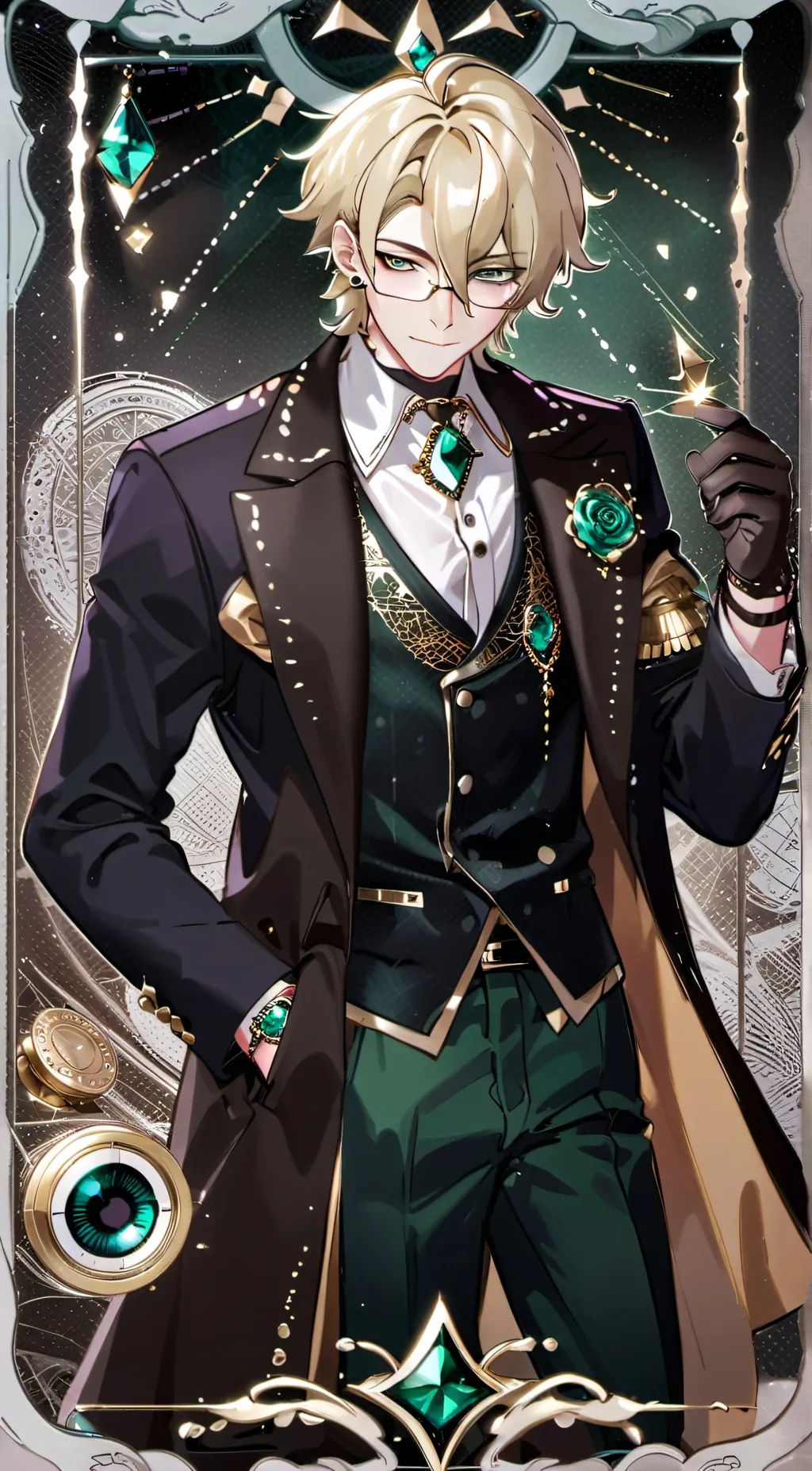 ai character: Aventurine background