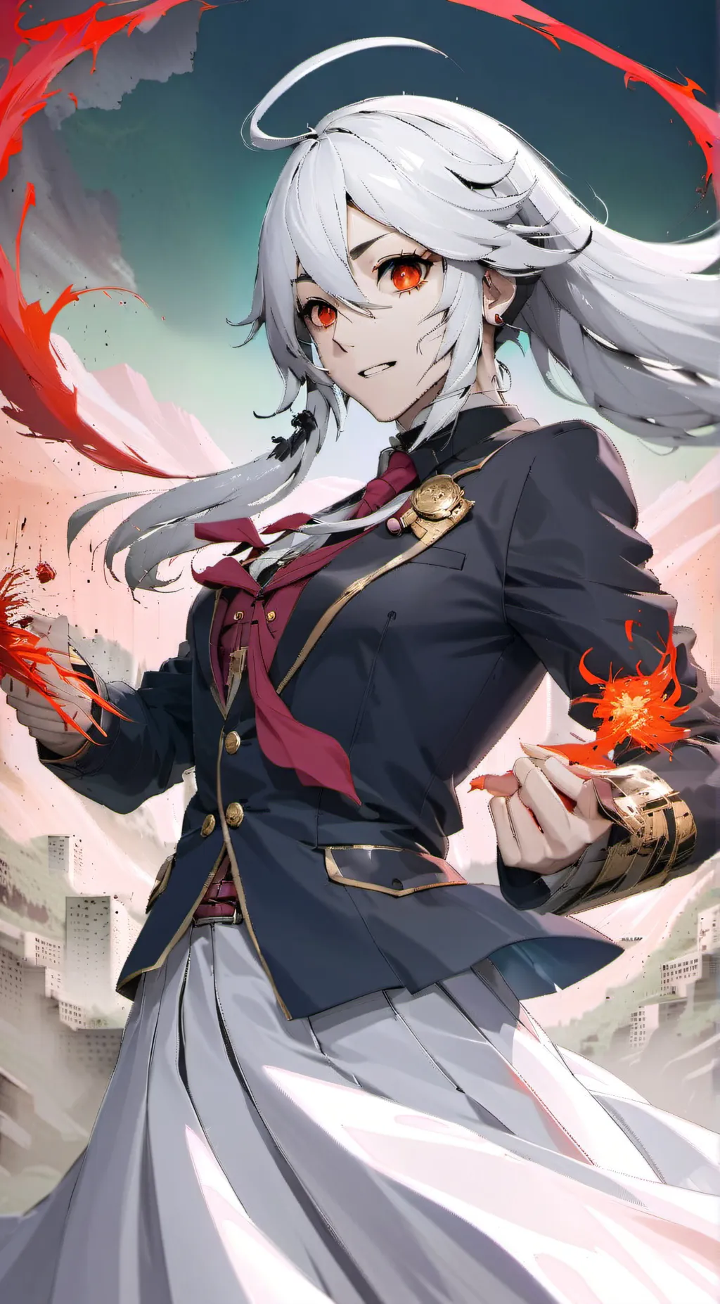 ai character: Luna  background