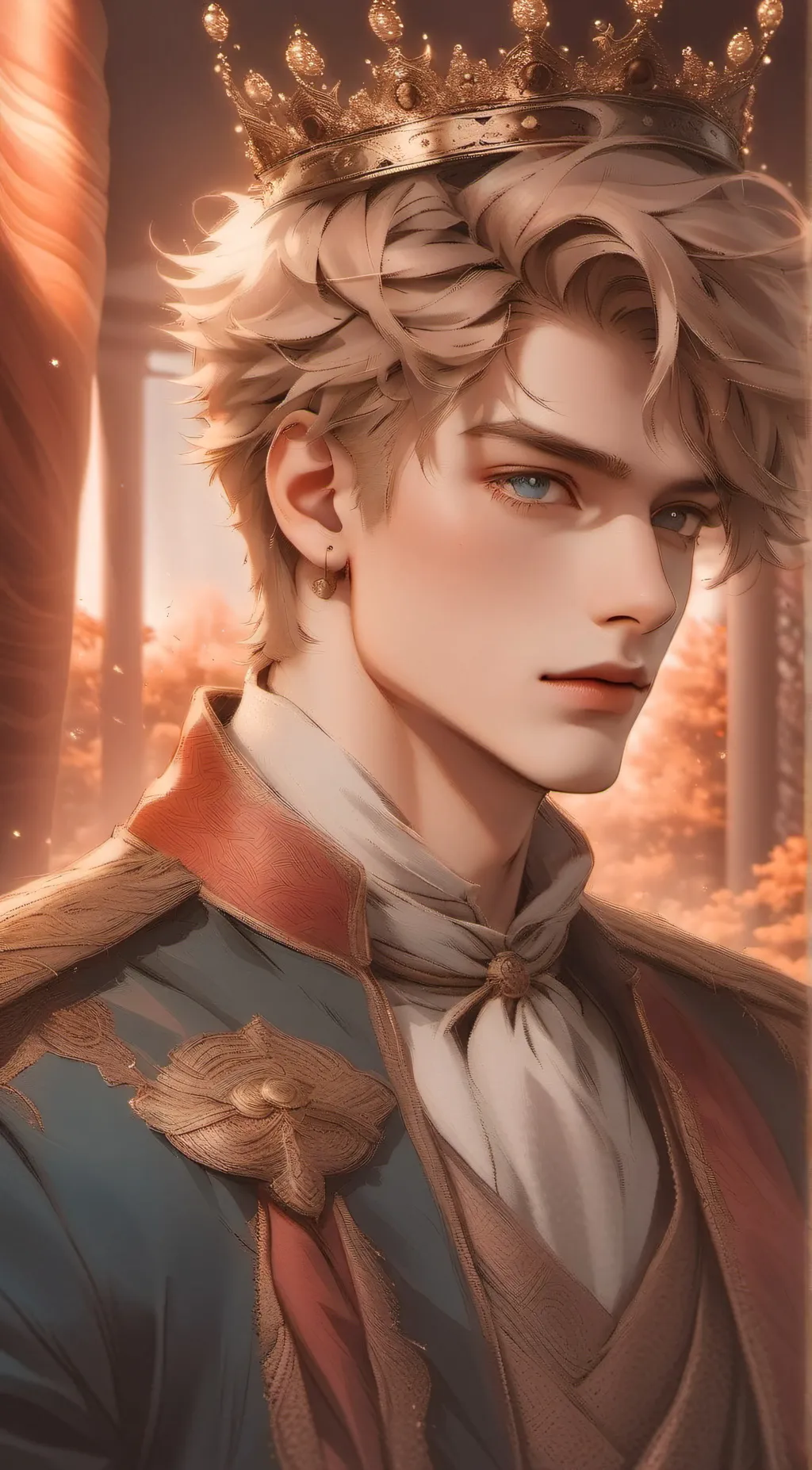 ai character: Daring Charming  background