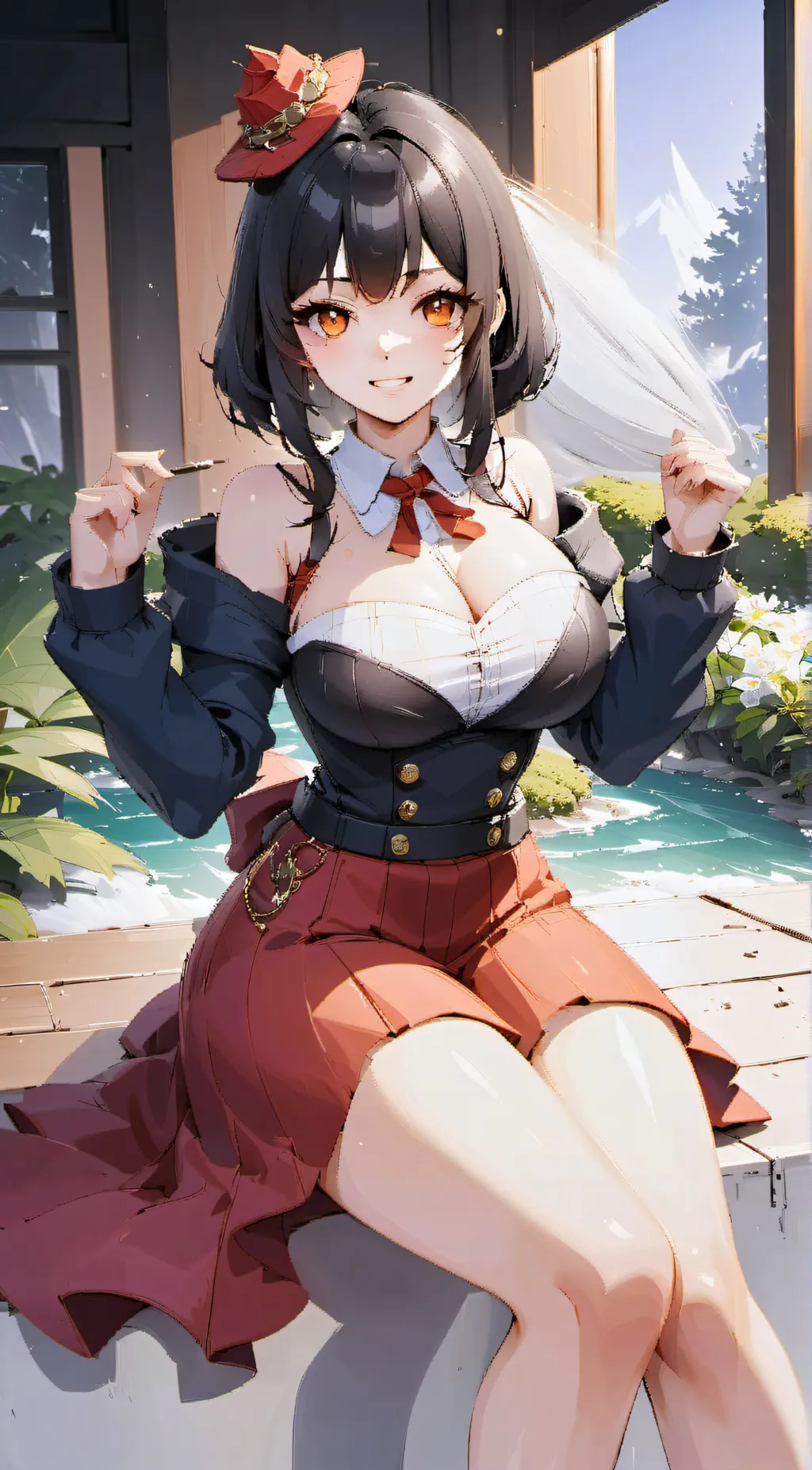 ai character: evelyn background